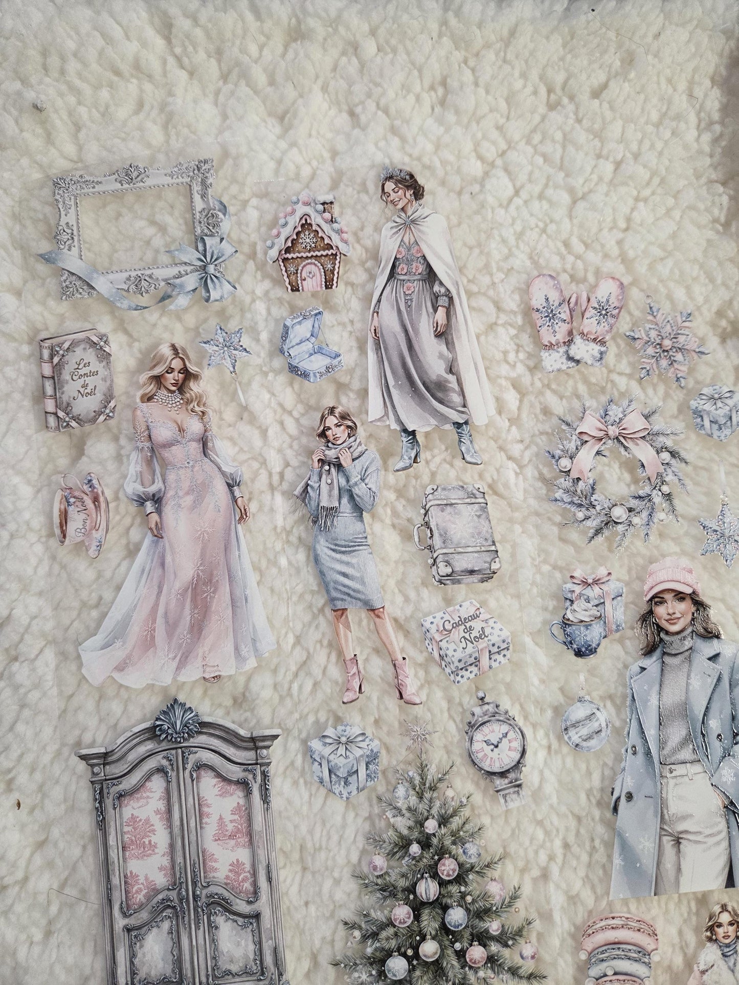 Frosted Grace - PET Tape | Scrapbooking & Journaling Supplies