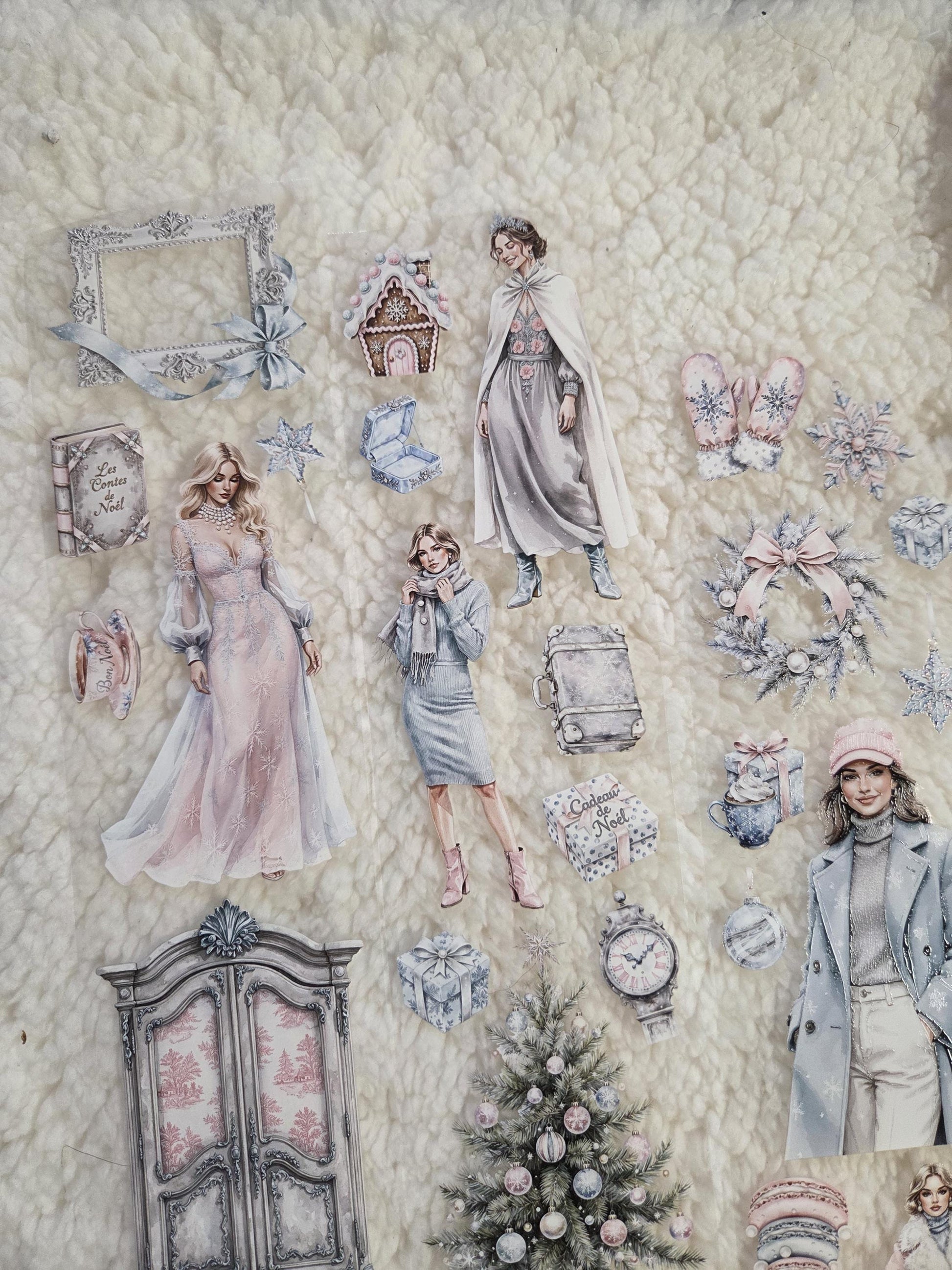 Frosted Grace - PET Tape | Scrapbooking & Journaling Supplies