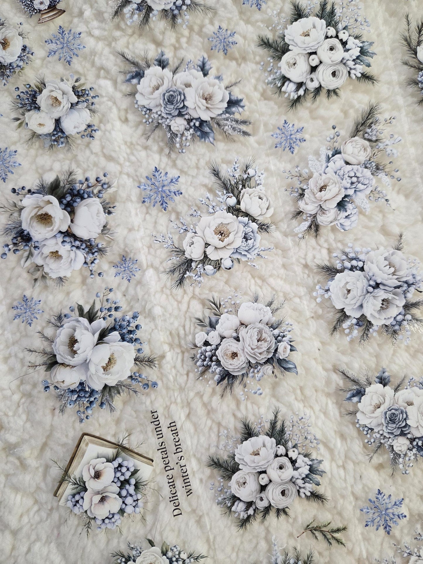 Icy Petals - PET Tape | Scrapbooking & Journaling Supplies