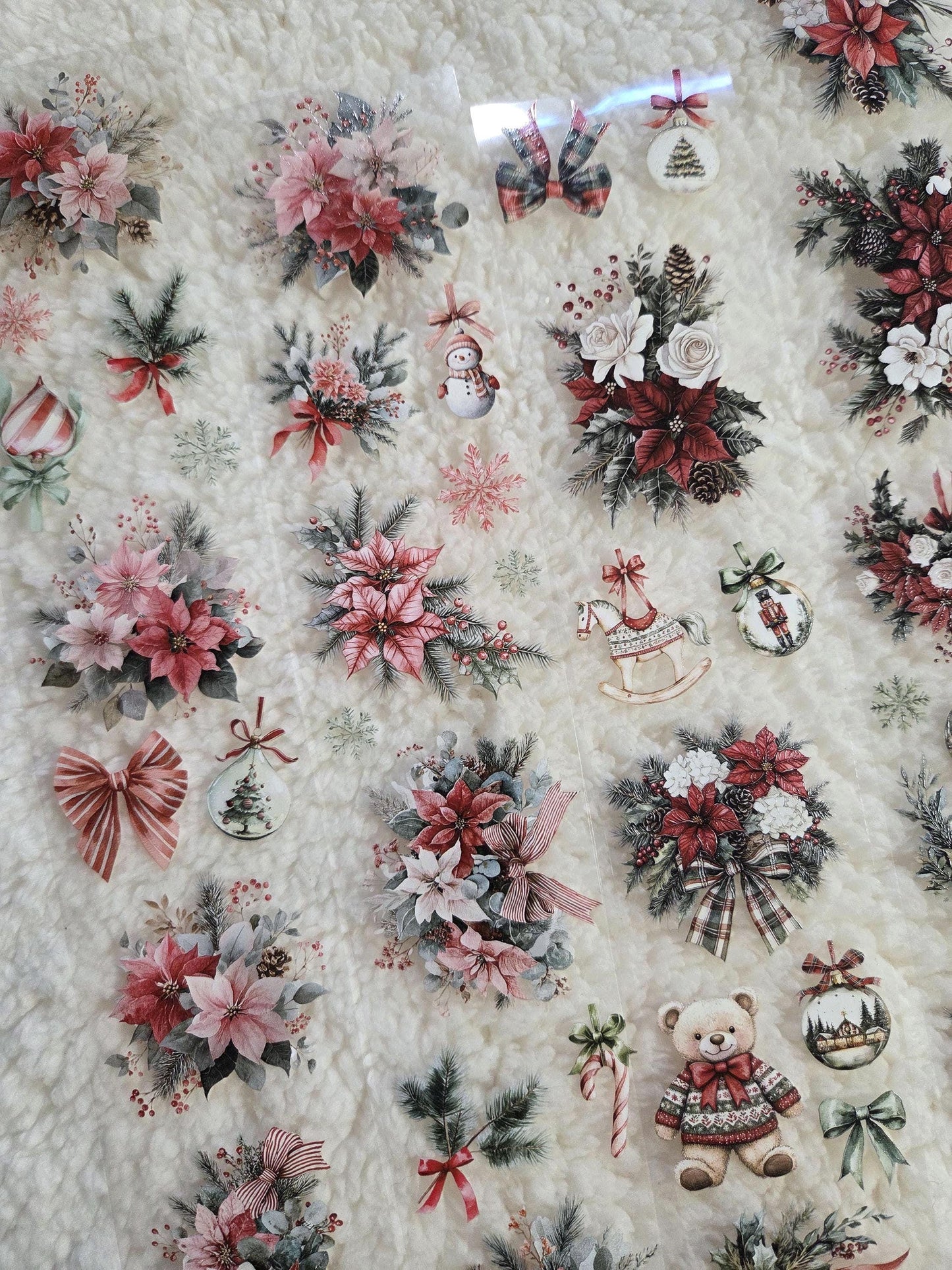 Christmas Floral - PET Tape | Scrapbooking & Journaling Supplies