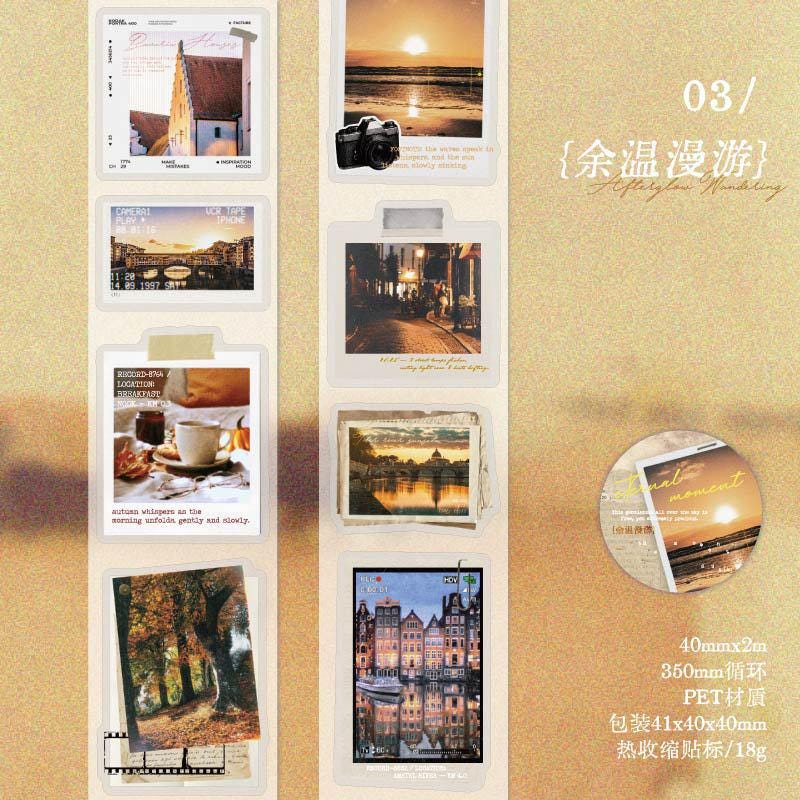 Eternal Moment PET Tape • Mini Photo Frames & Film Strips