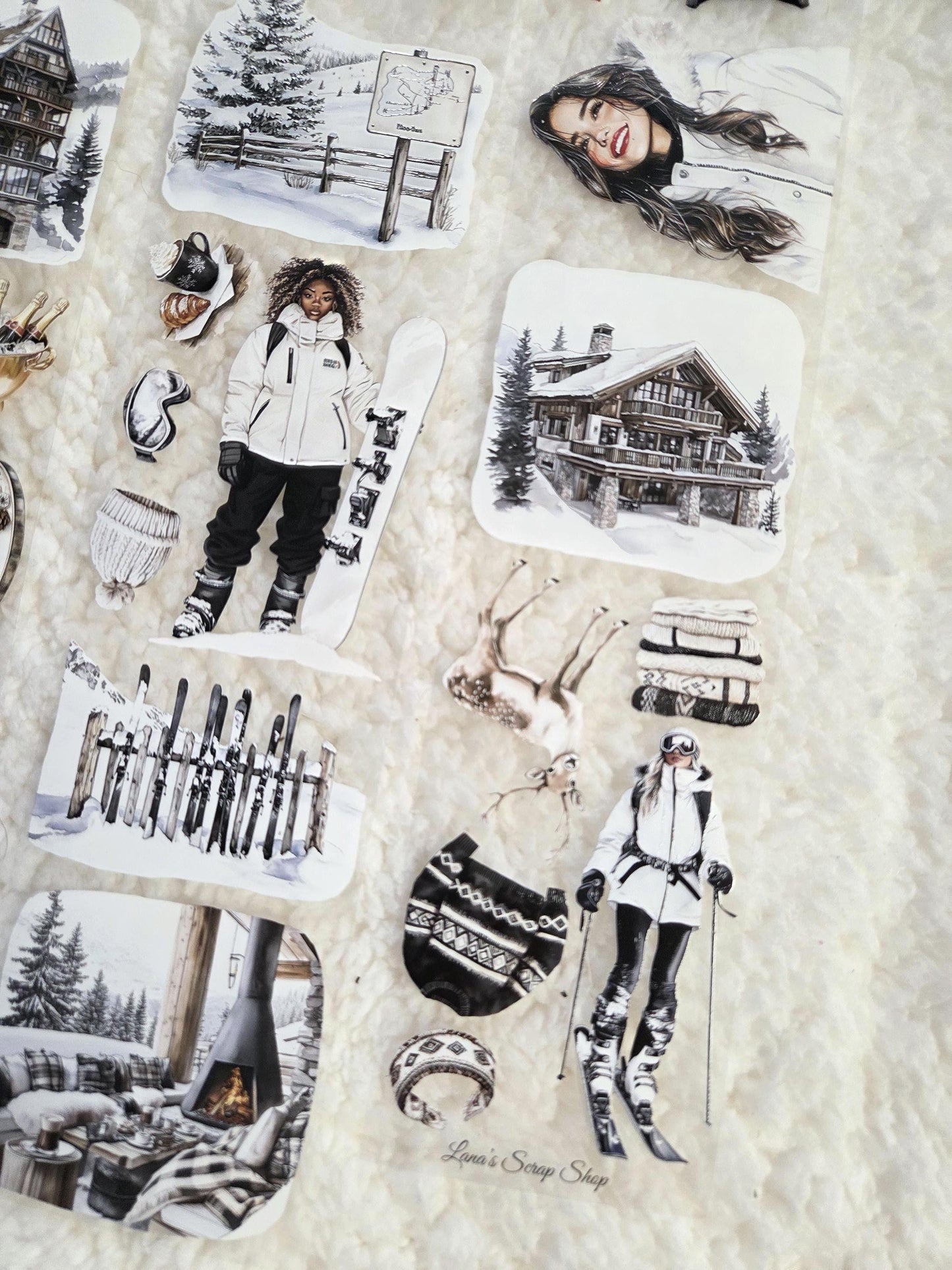 Ski Lodge Memories - PET Tape | Scrapbooking & Journaling Supplies