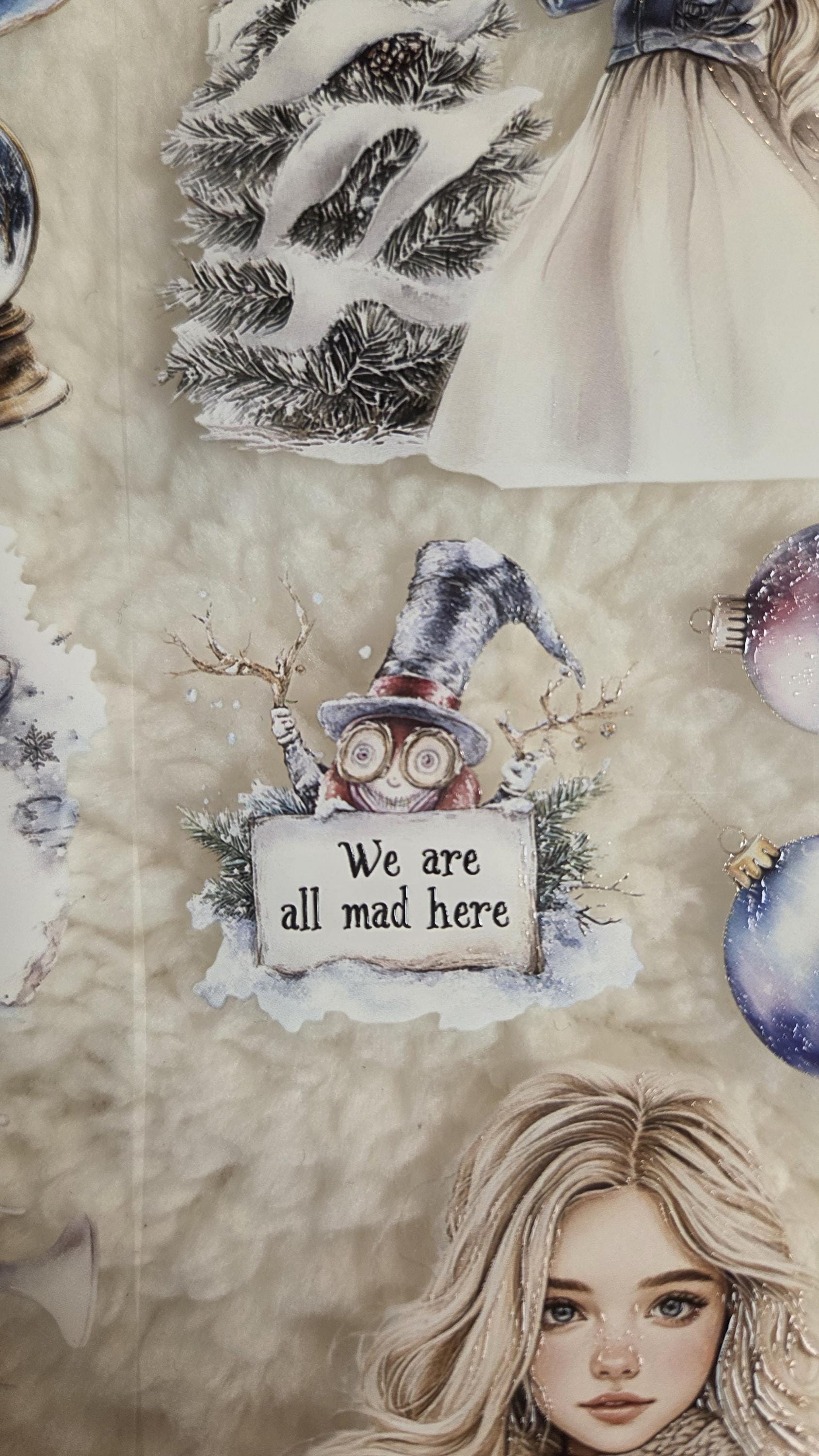 Alice in Winter Wonderland - PET Tape | Scrapbooking & Journaling Supplies