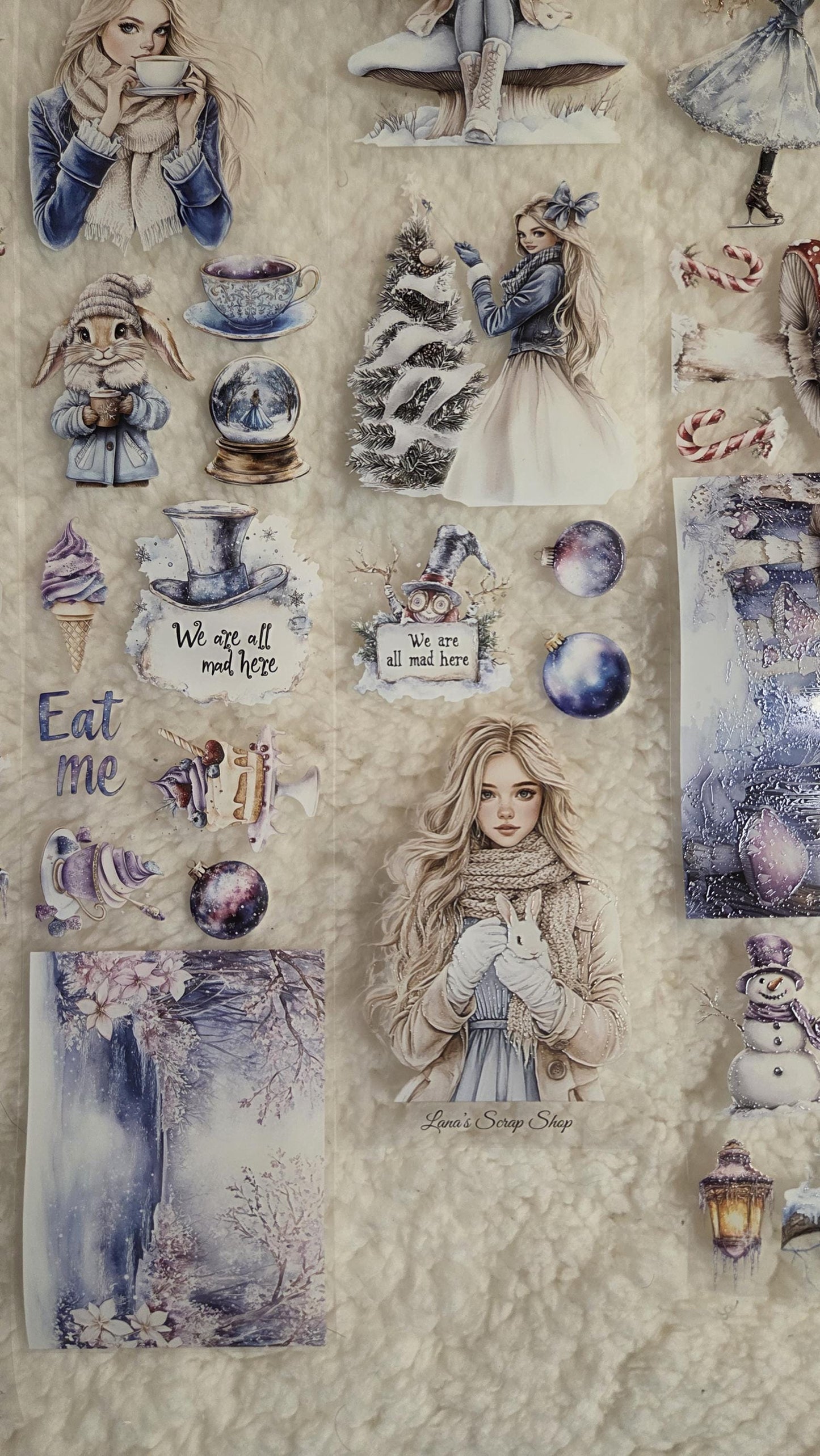 Alice in Winter Wonderland - PET Tape | Scrapbooking & Journaling Supplies