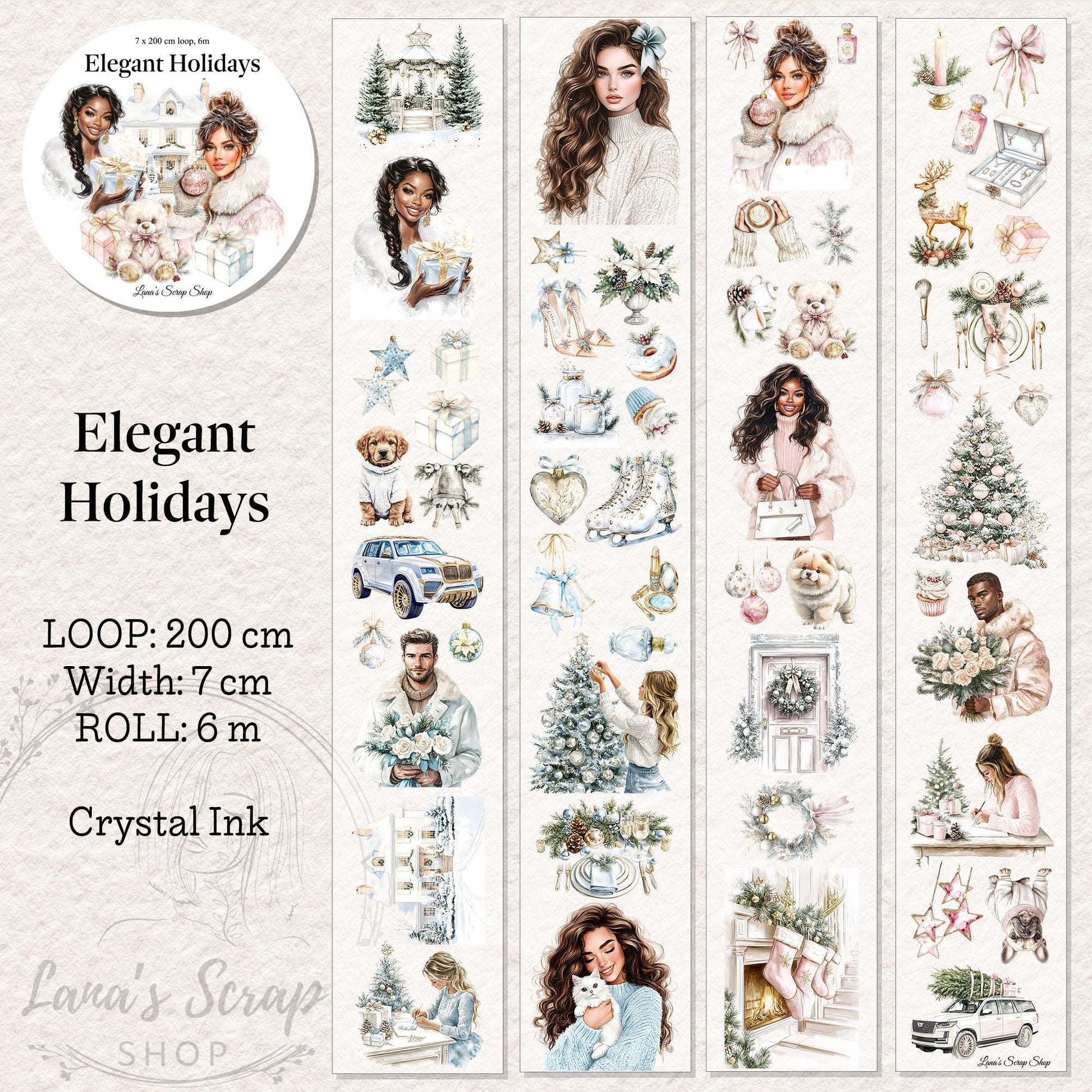 Elegant Holidays - PET Tape | Scrapbooking & Journaling