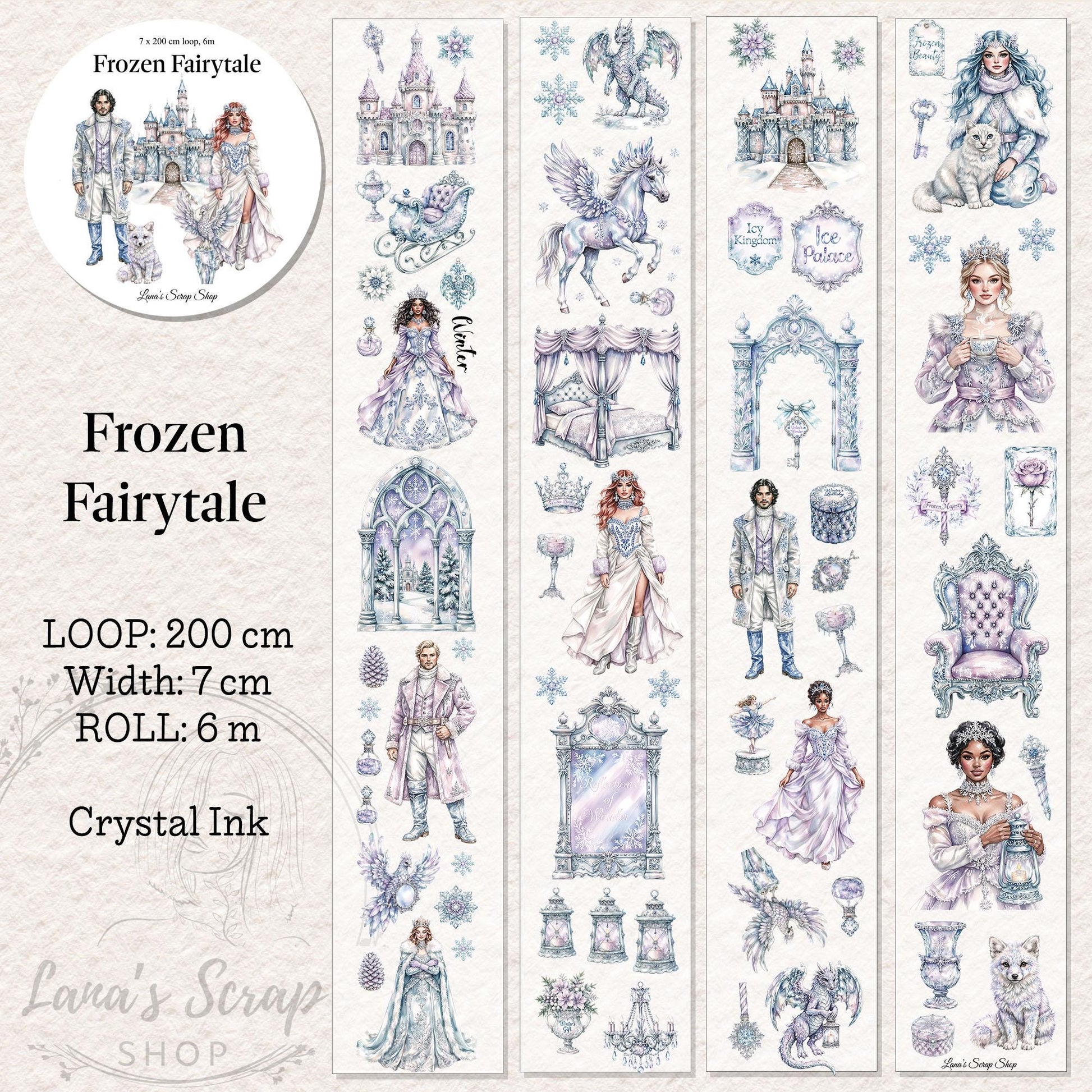 Frozen Fairytale - PET Tape | Scrapbooking & Journaling
