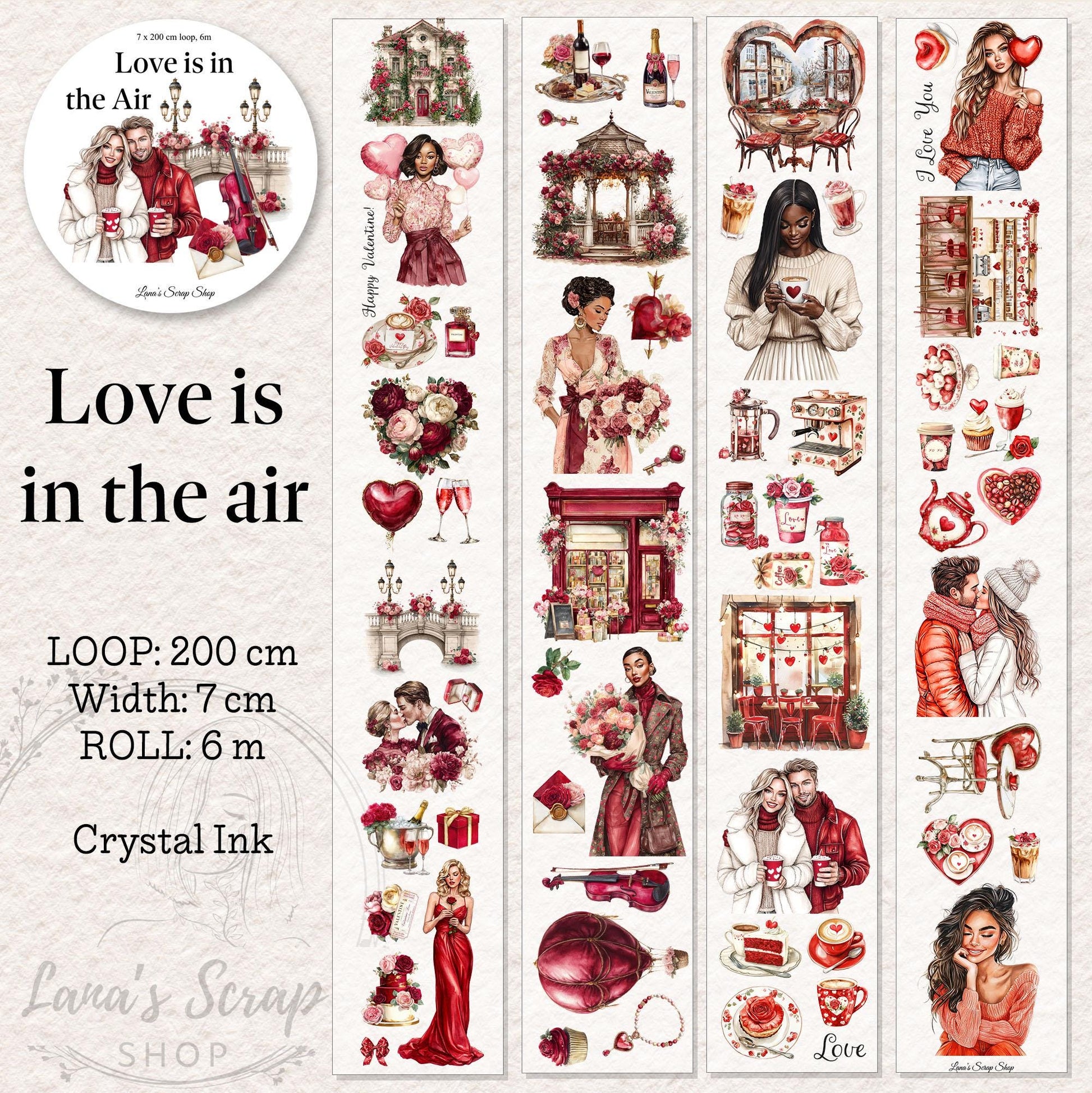 Love Is in the Air - PET Tape | Scrapbooking & Journaling