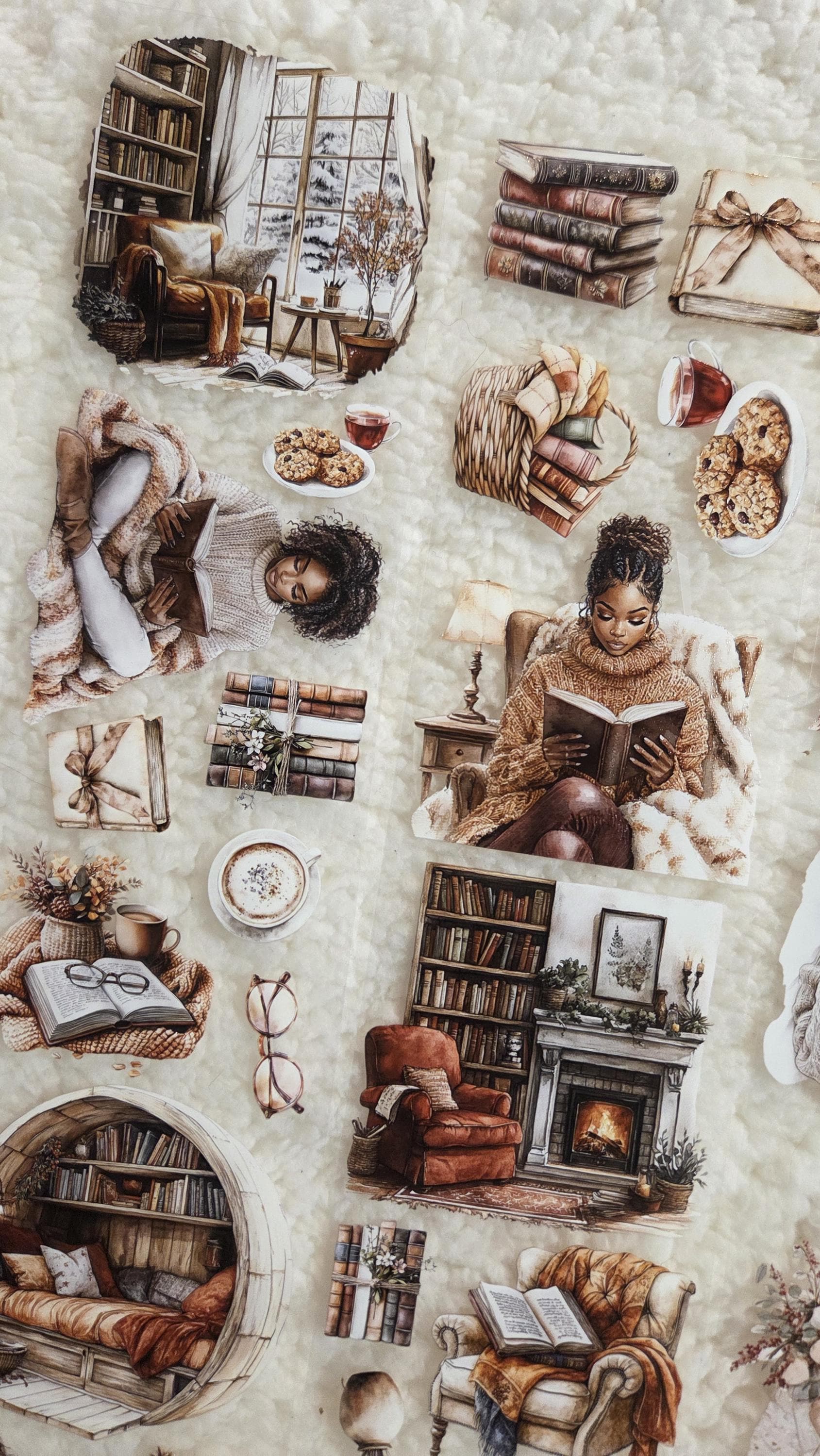 Winter Reading and Christmas Girls - PET Tape | Scrapbooking & Journaling