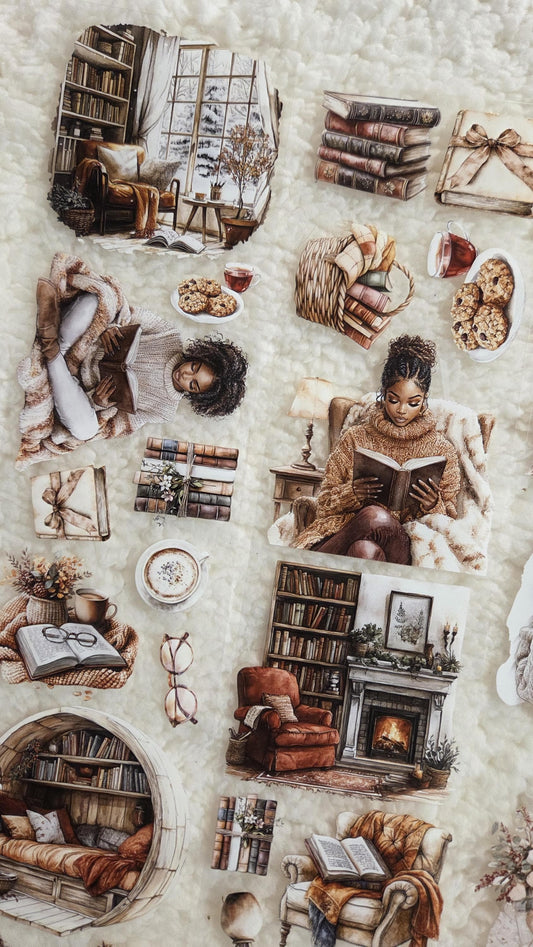 Winter Reading and Christmas Girls - PET Tape | Scrapbooking & Journaling