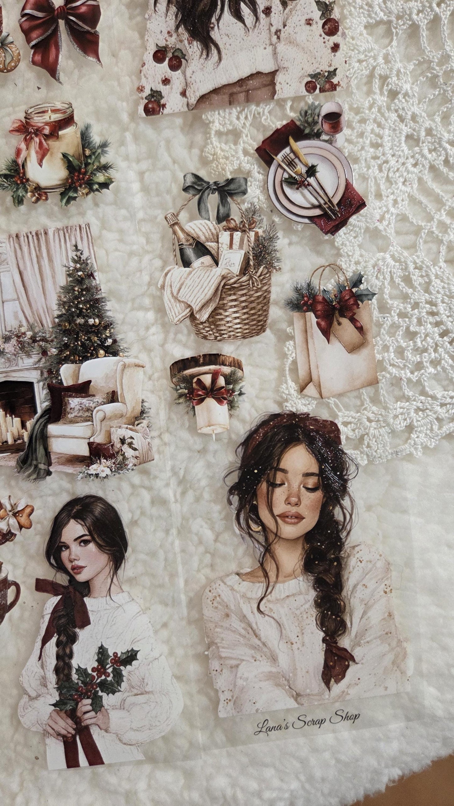 Winter Reading and Christmas Girls - PET Tape | Scrapbooking & Journaling