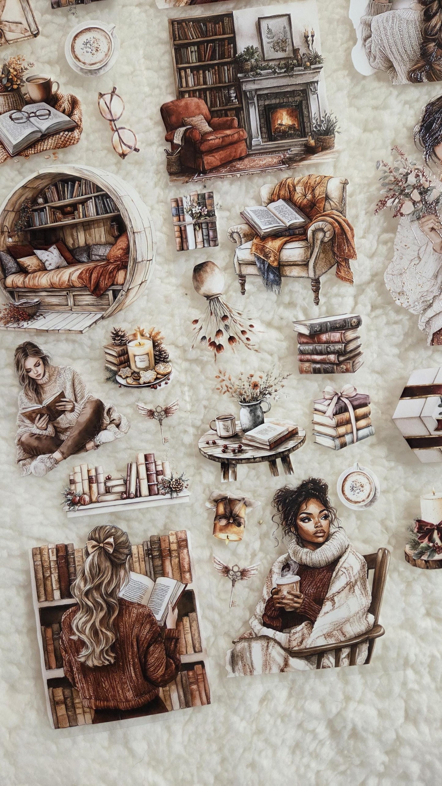 Winter Reading and Christmas Girls - PET Tape | Scrapbooking & Journaling