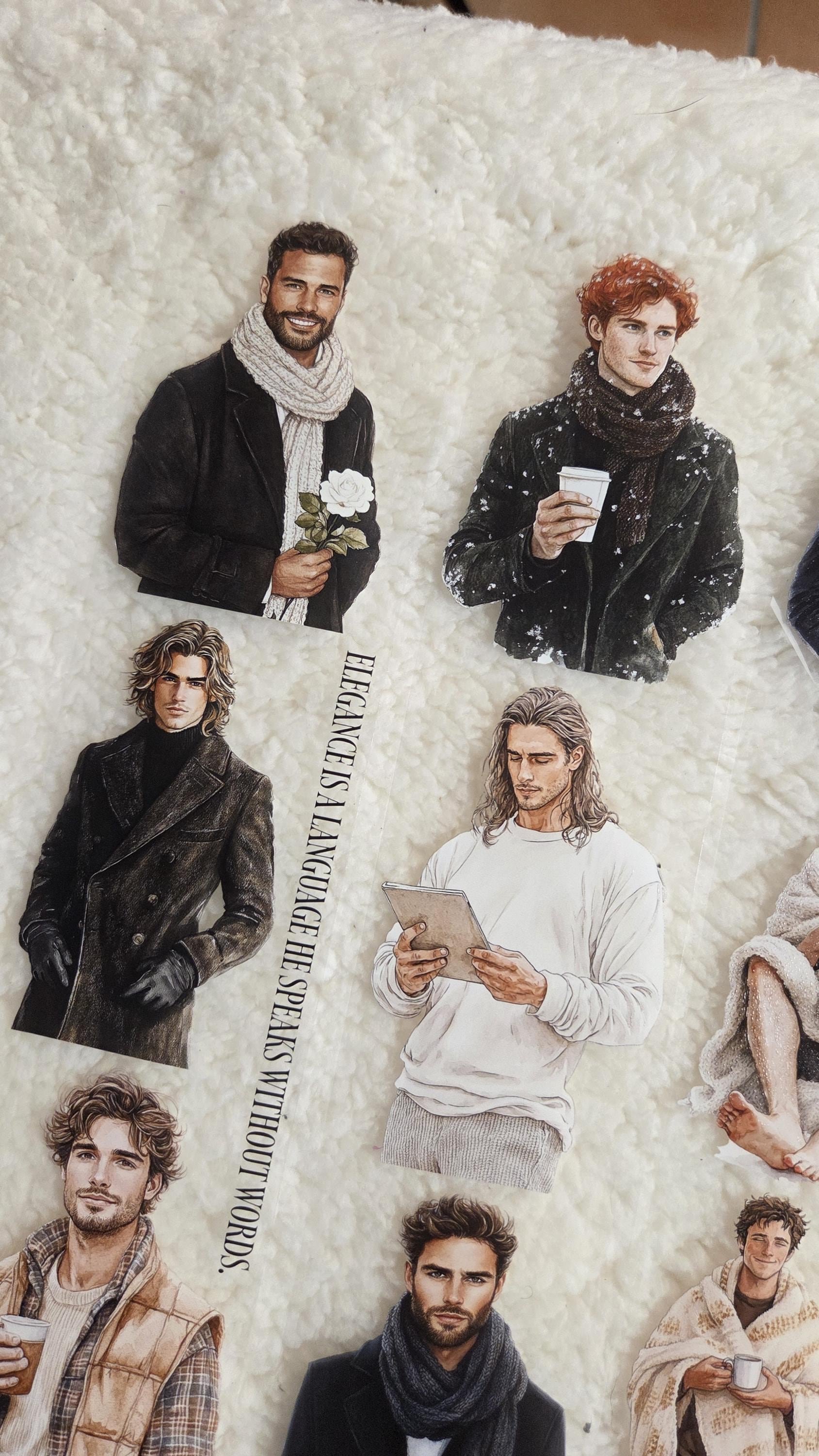 Winter Men - PET Tape | Scrapbooking & Journaling