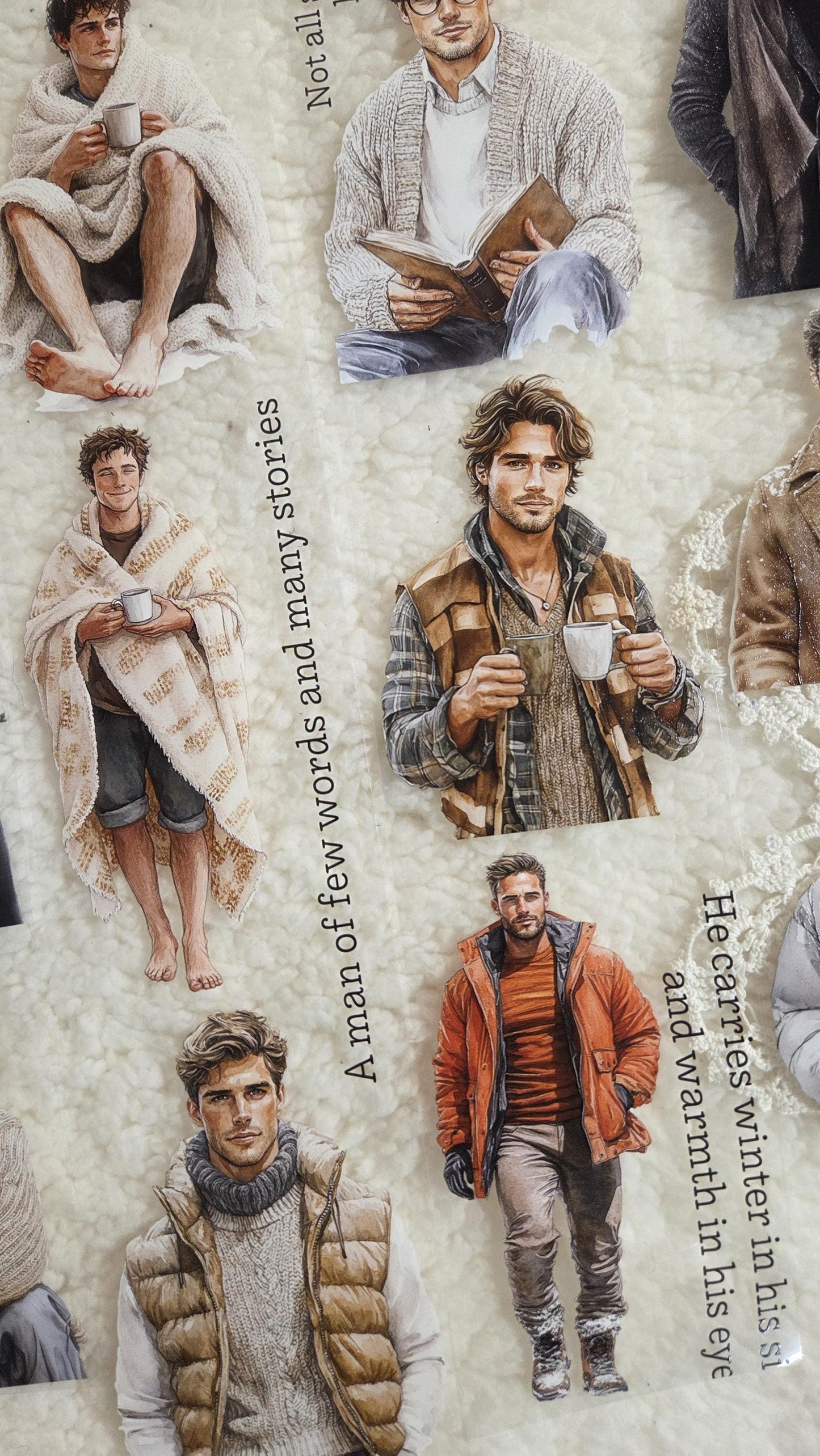 Winter Men - PET Tape | Scrapbooking & Journaling