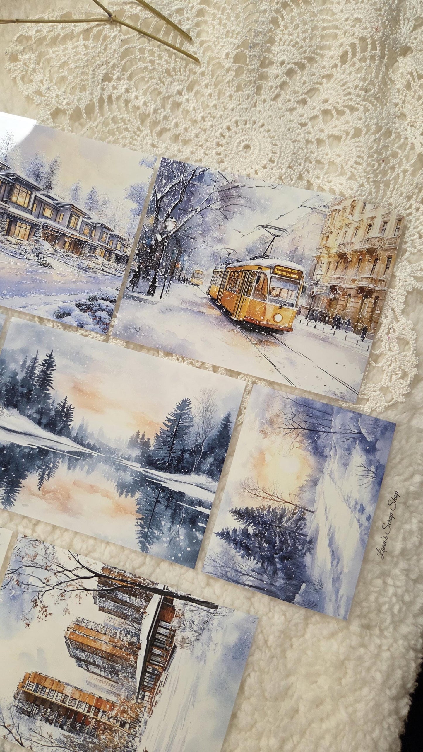 Winter Landscape XXL - PET Tape | Scrapbooking & Journaling