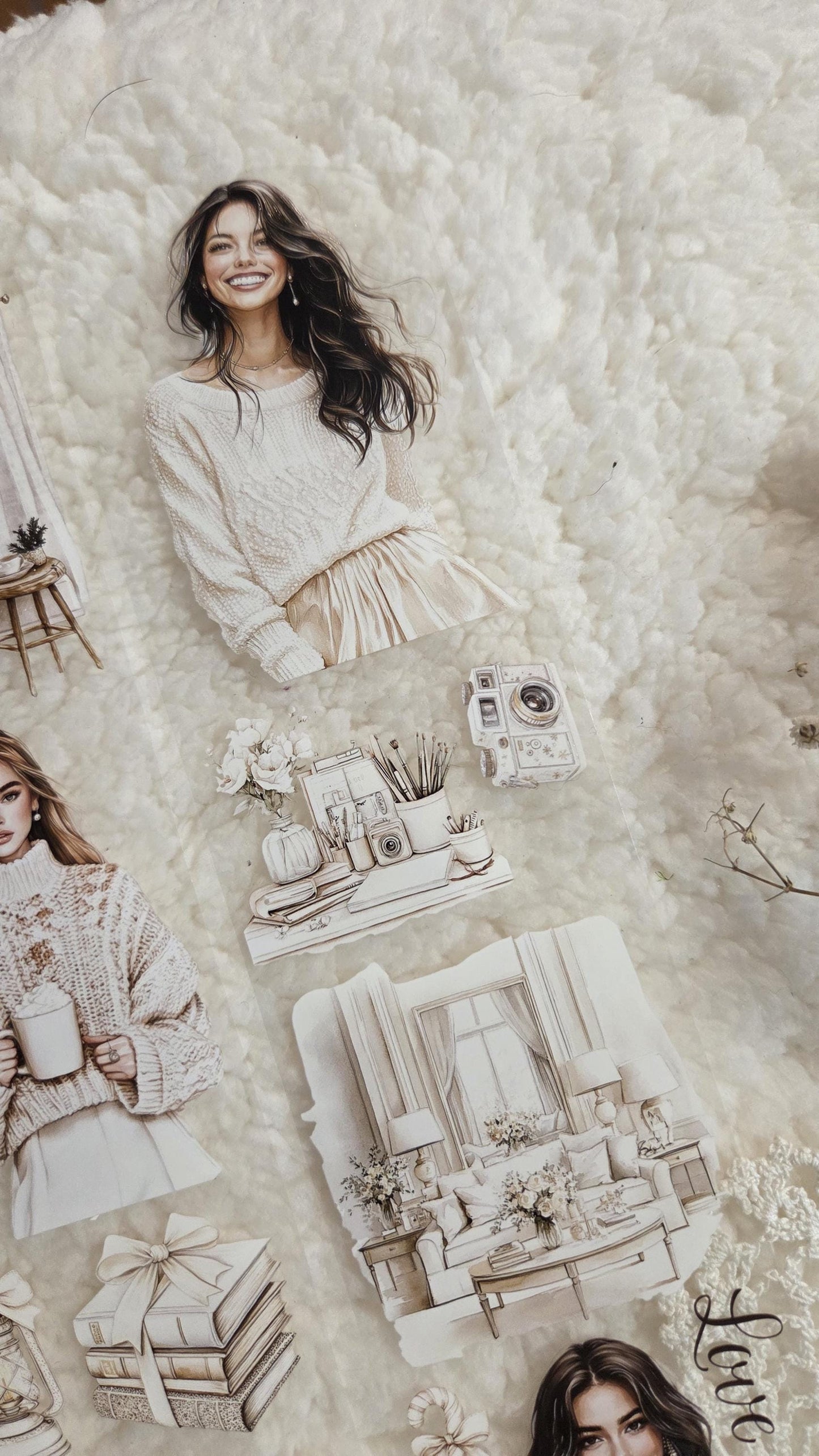 Ivory Winter Moments - PET Tape | Scrapbooking & Journaling