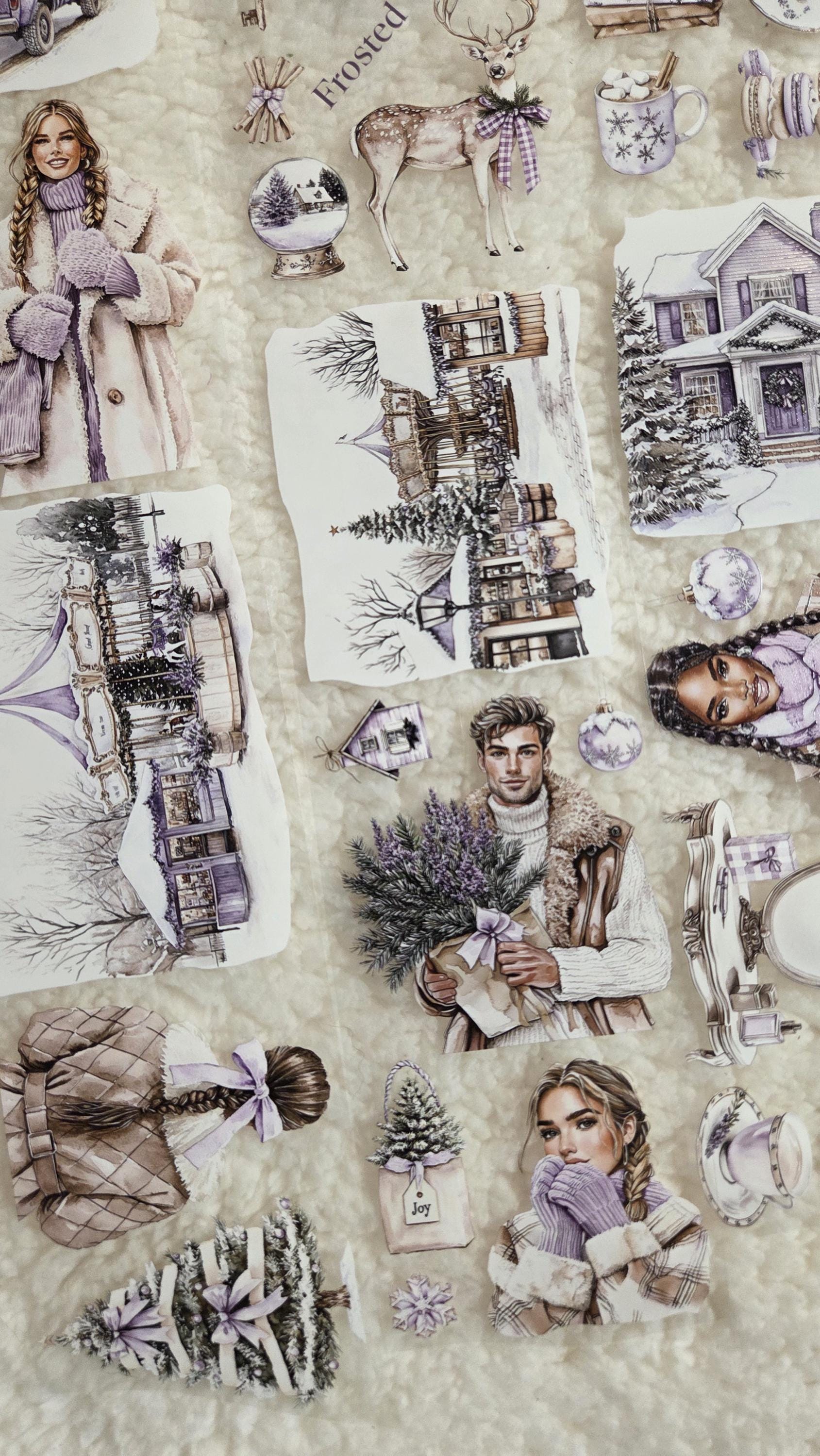 Frosted Lavender - PET Tape | Scrapbooking & Journaling