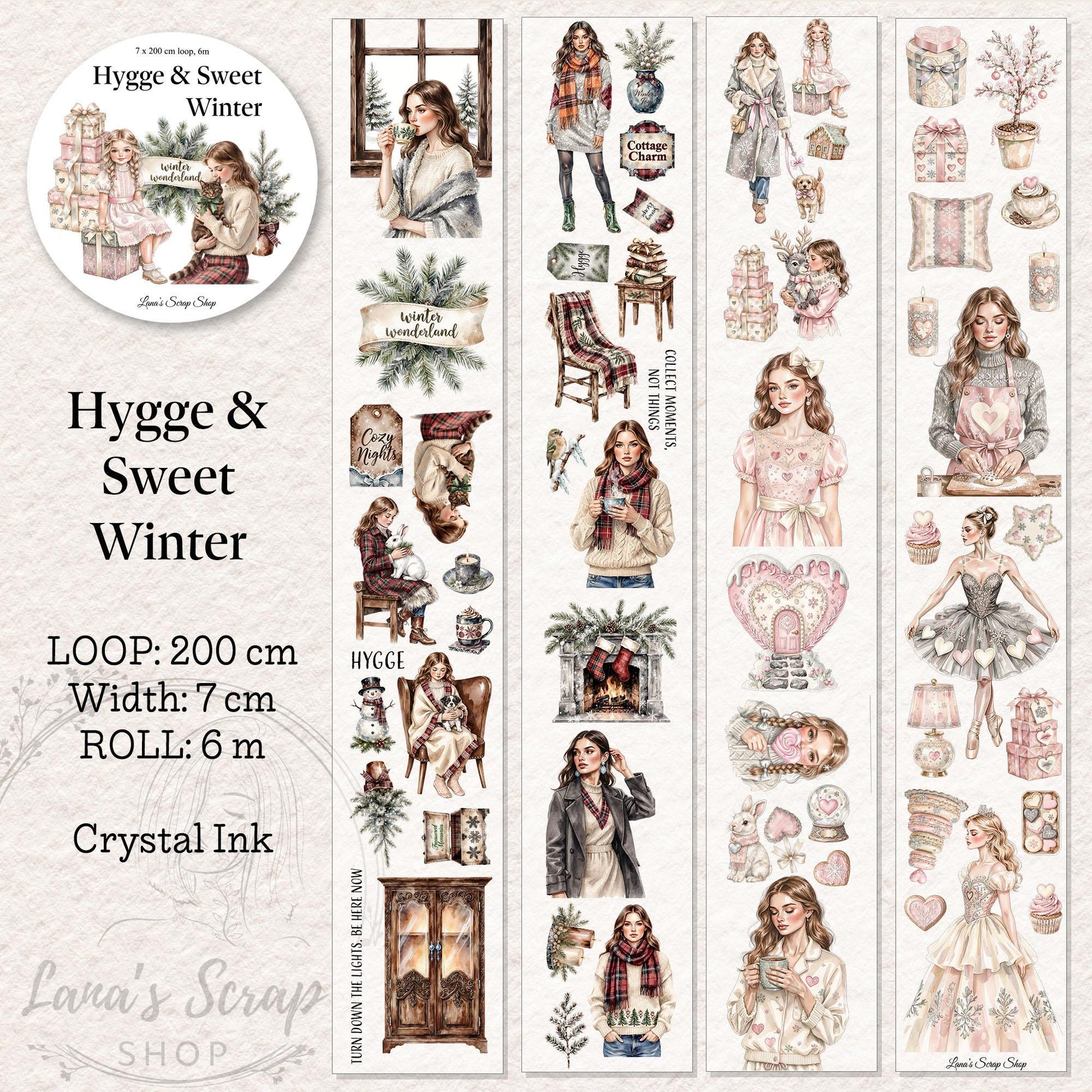 Hygge and Sweet Winter - PET Tape | Scrapbooking & Journaling