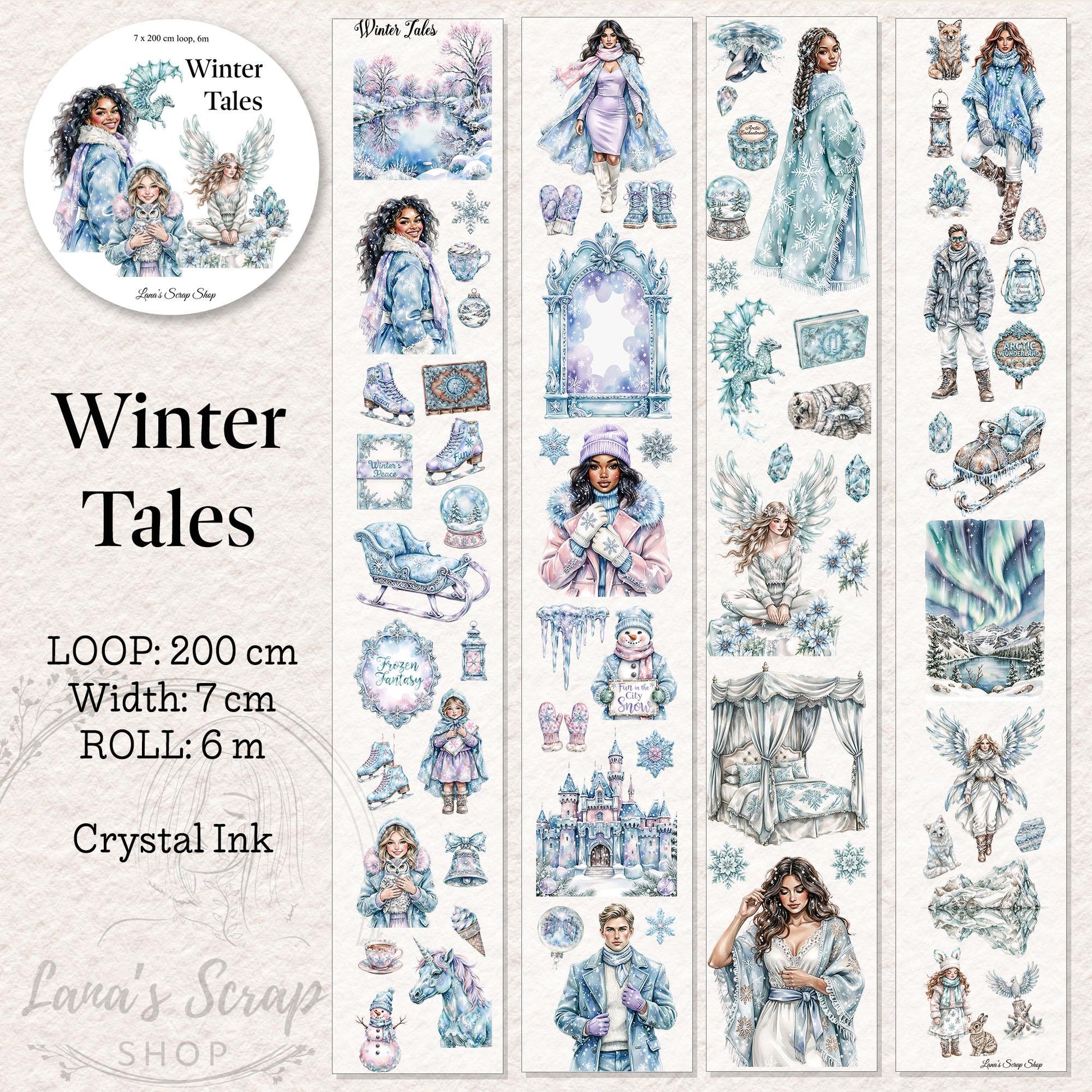 Winter Tales - PET Tape | Scrapbooking & Journaling