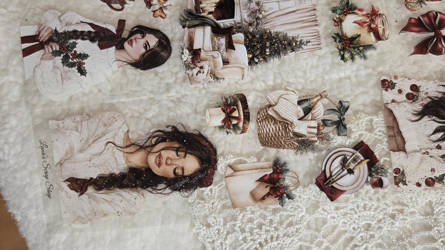 Winter Reading and Christmas Girls - PET Tape | Scrapbooking & Journaling