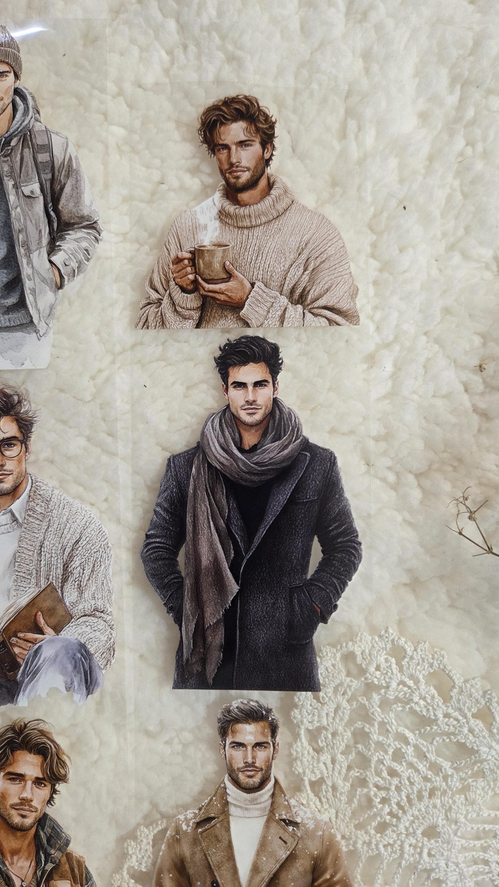 Winter Men - PET Tape | Scrapbooking & Journaling