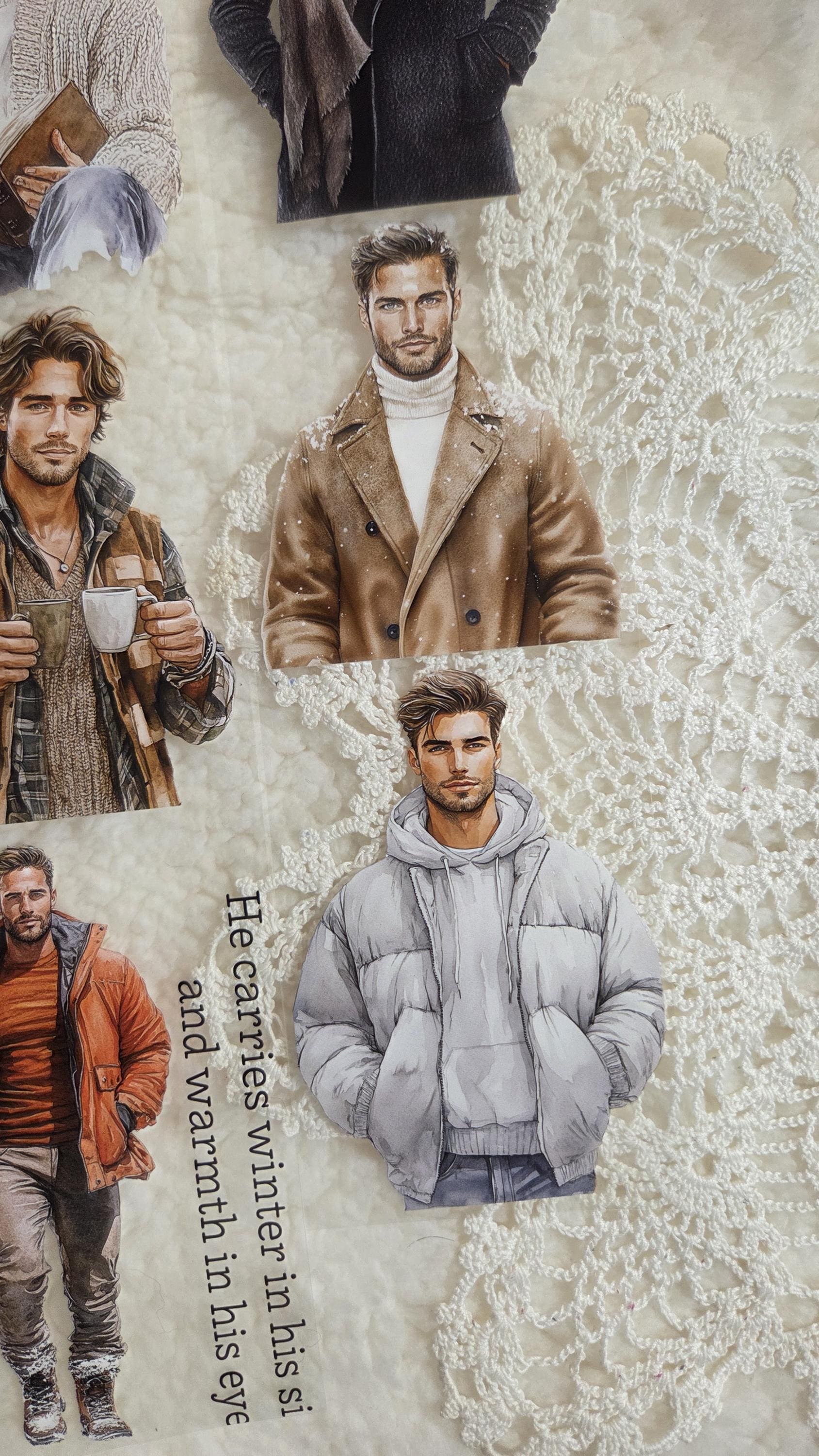 Winter Men - PET Tape | Scrapbooking & Journaling