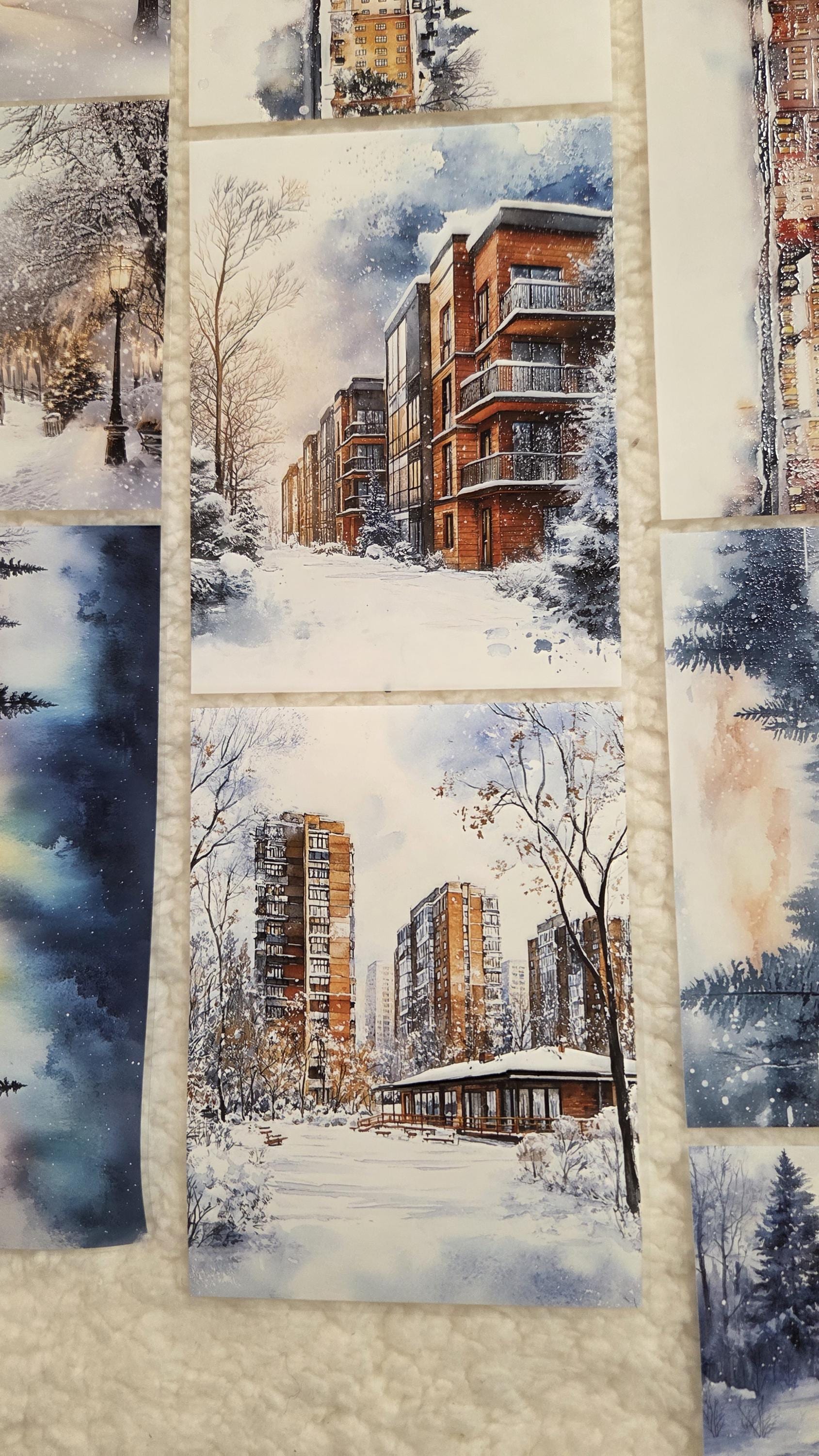 Winter Landscape XXL - PET Tape | Scrapbooking & Journaling
