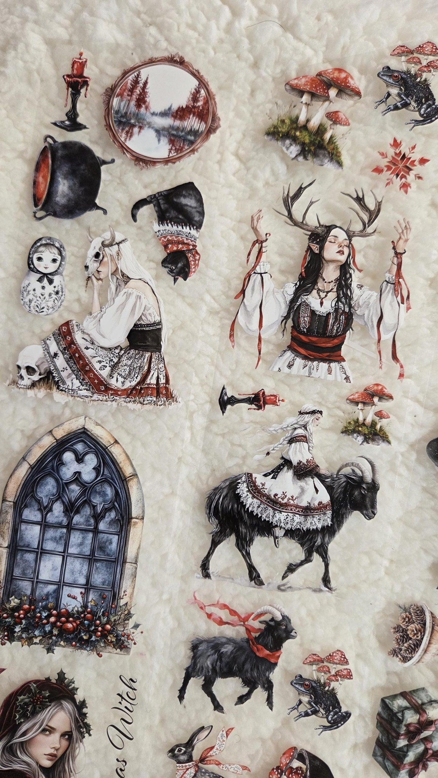 Slavic and Christmas Witches - PET Tape | Scrapbooking & Journaling