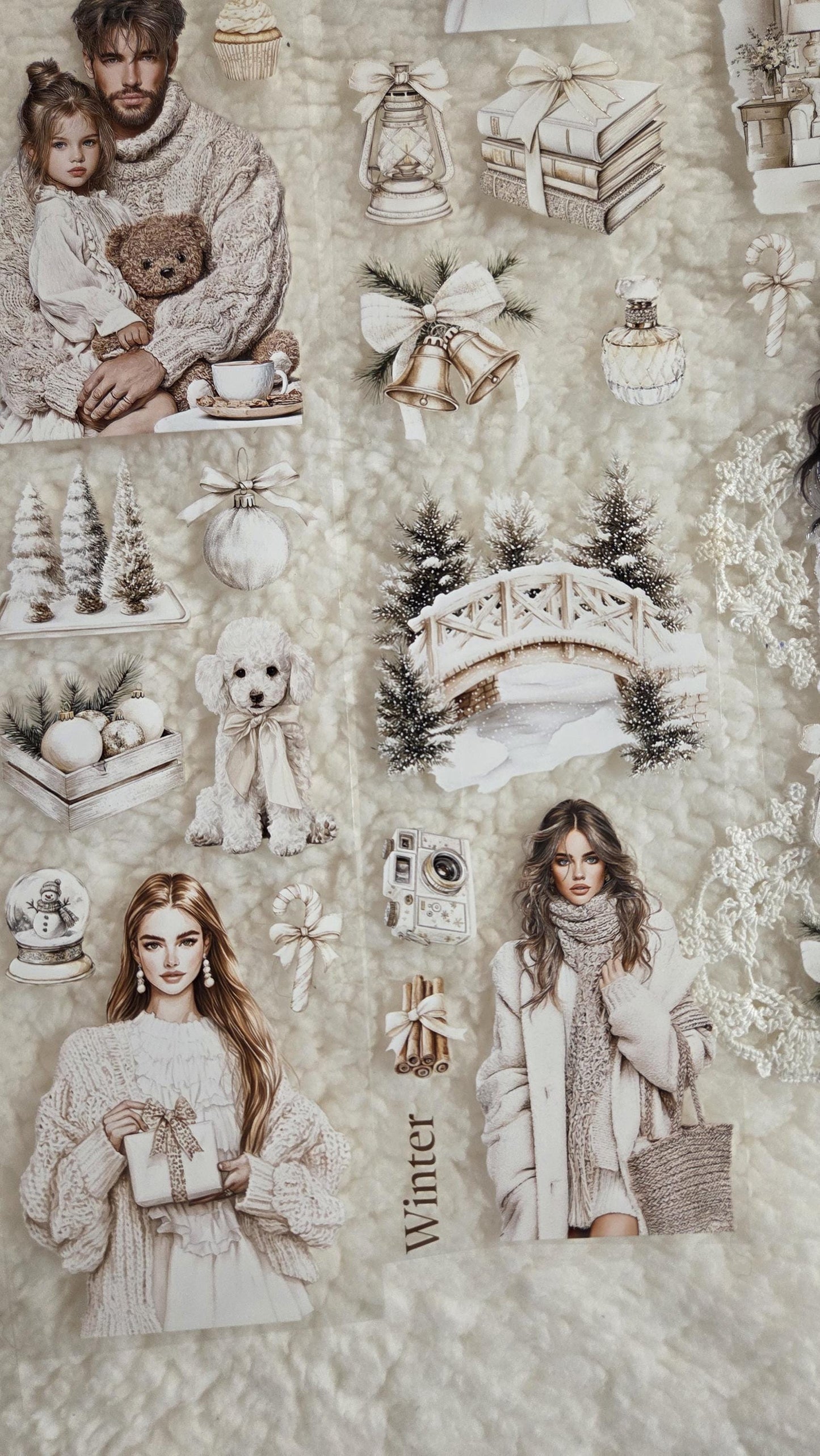 Ivory Winter Moments - PET Tape | Scrapbooking & Journaling