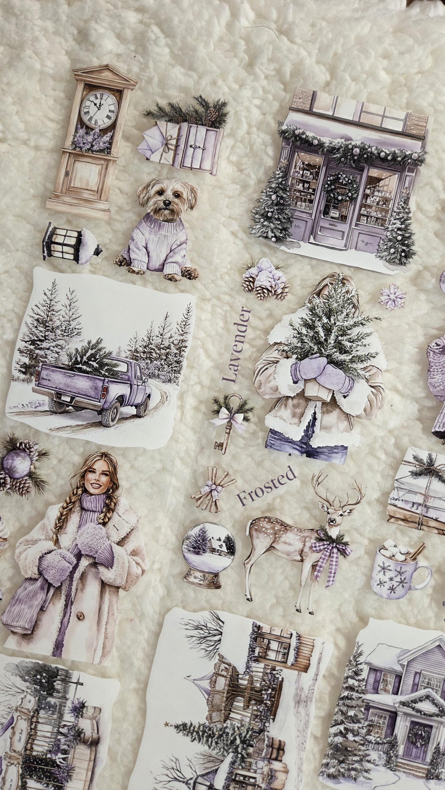Frosted Lavender - PET Tape | Scrapbooking & Journaling
