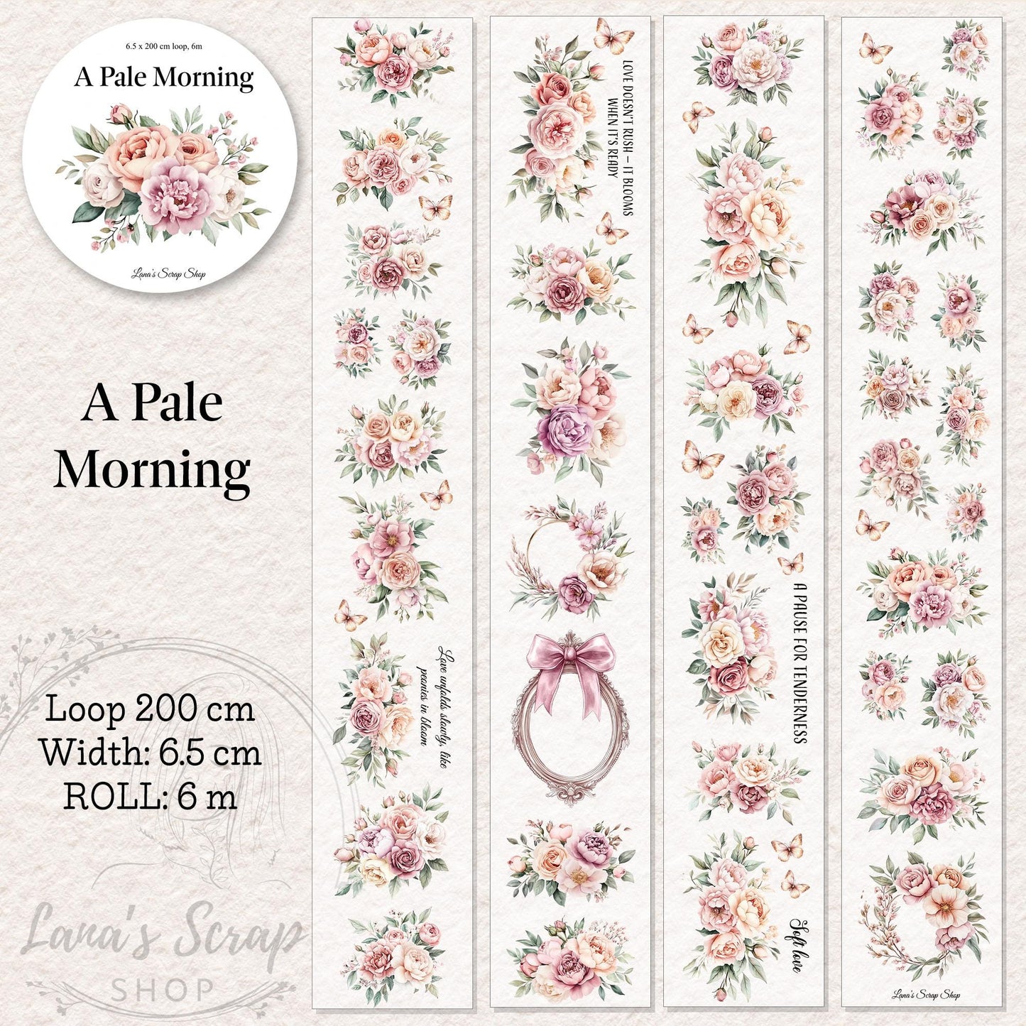A Pale Morning - PET Tape | Scrapbooking & Journaling