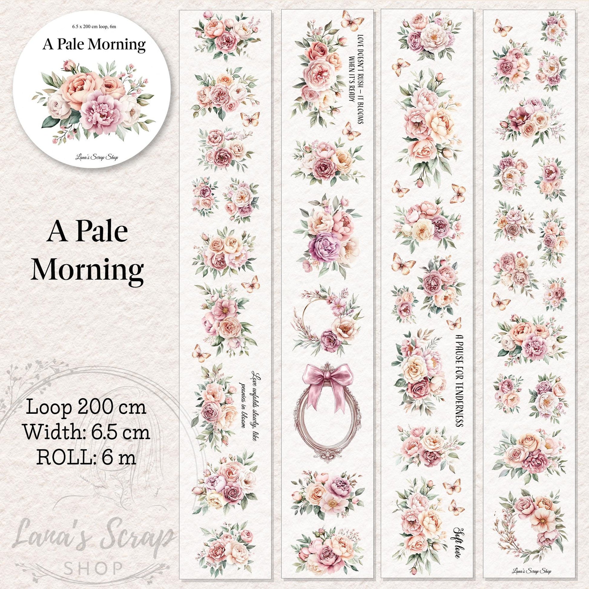 A Pale Morning - PET Tape | Scrapbooking & Journaling