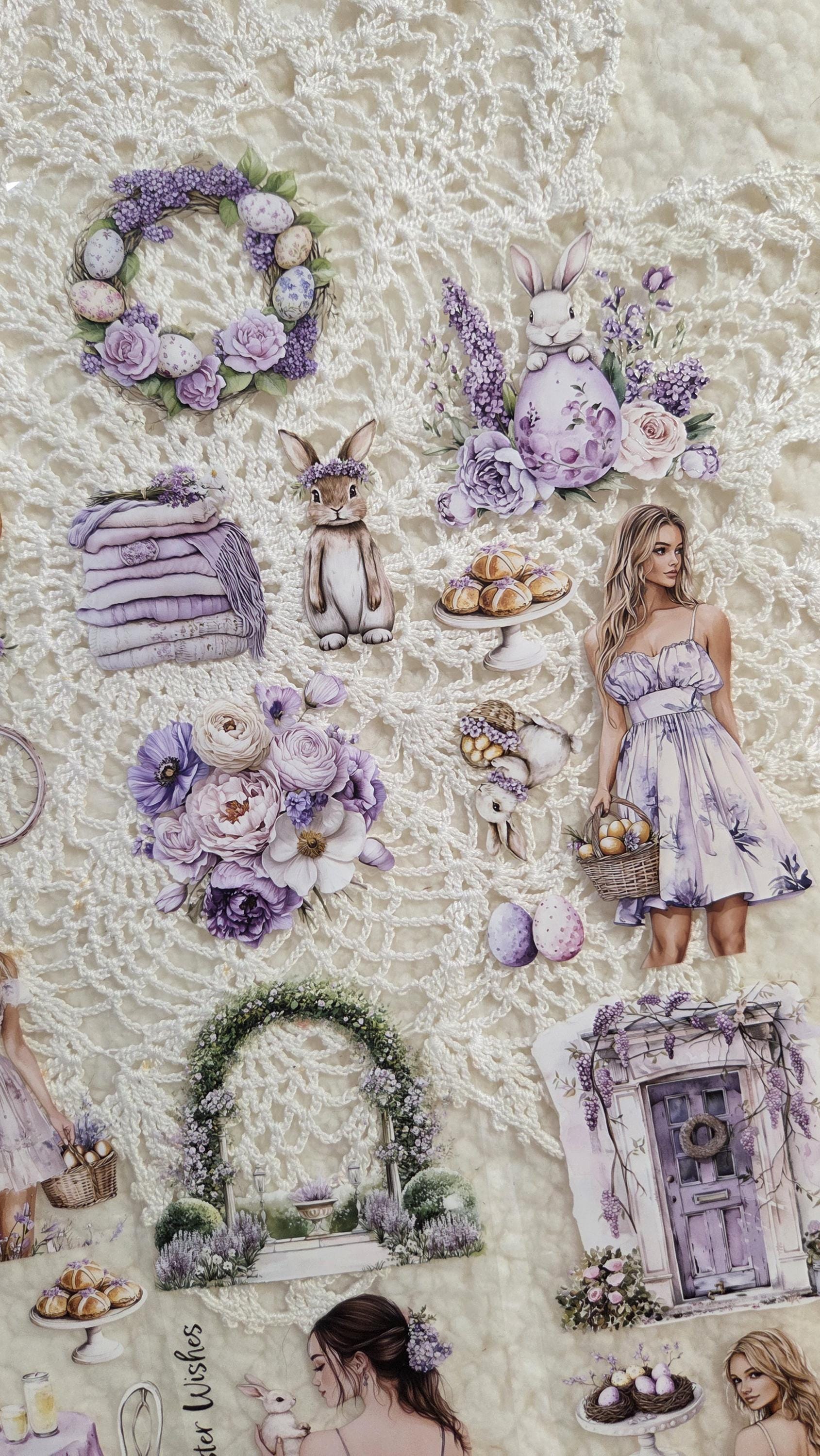 Lilac Easter- PET Tape | Scrapbooking & Journaling