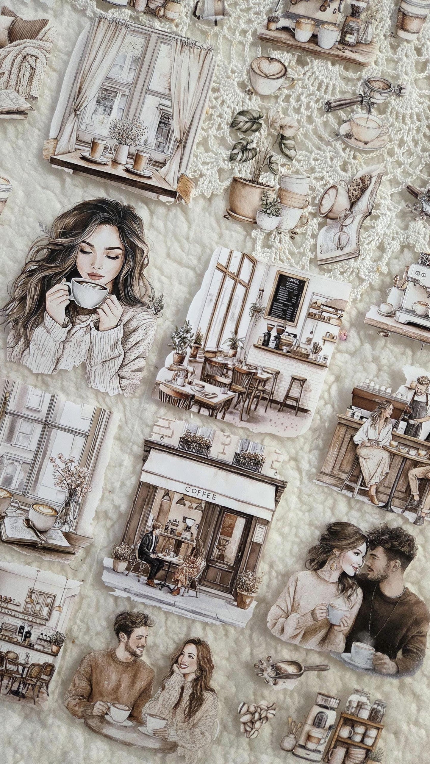 Coffee Dates - PET Tape | Scrapbooking & Journaling