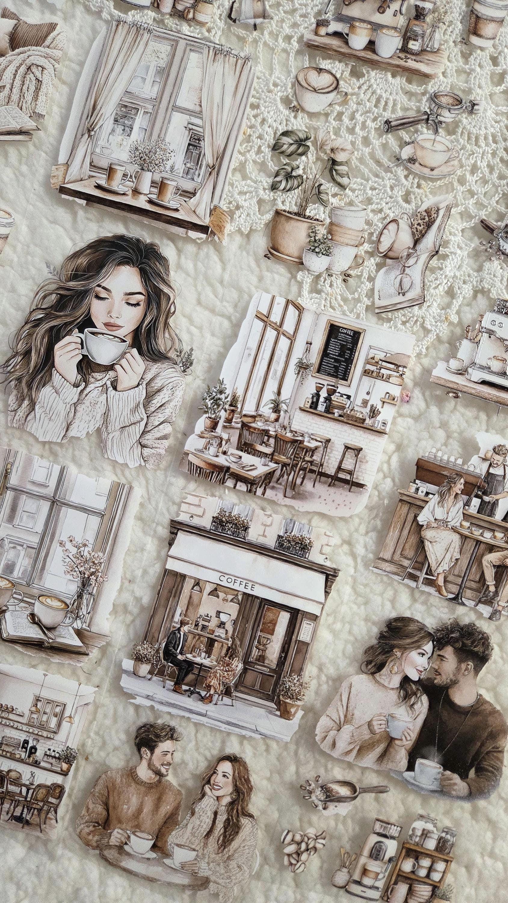 Coffee Dates - PET Tape | Scrapbooking & Journaling