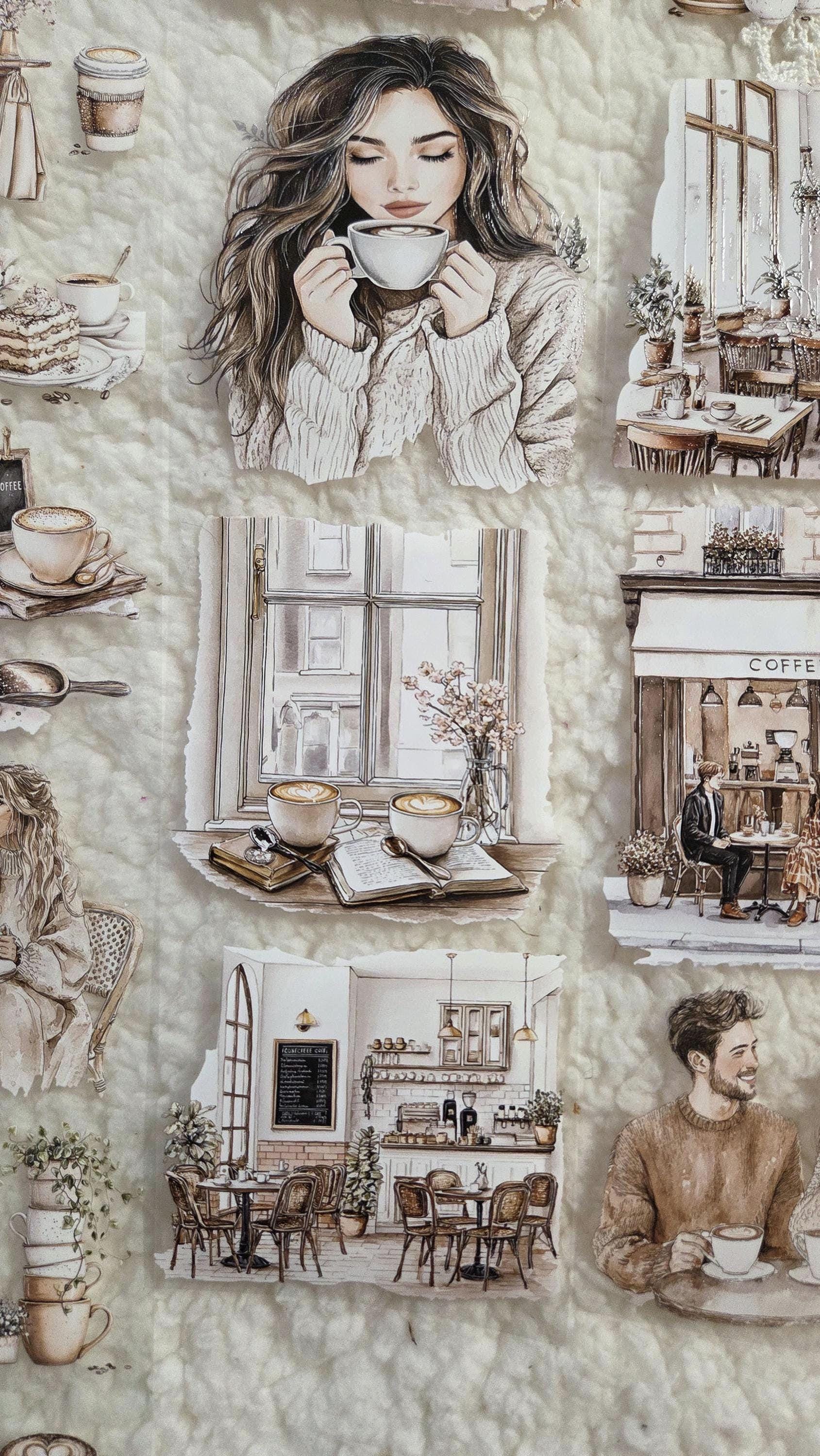 Coffee Dates - PET Tape | Scrapbooking & Journaling