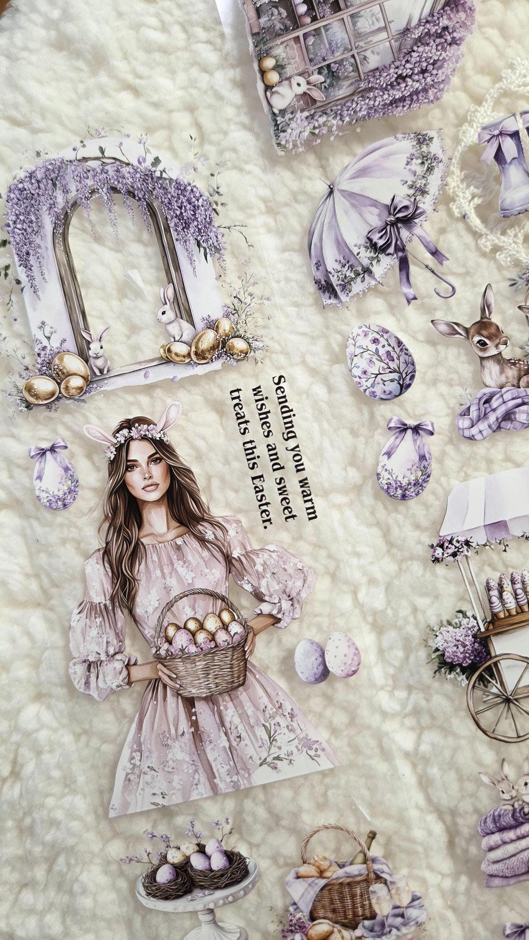 Lilac Easter- PET Tape | Scrapbooking & Journaling