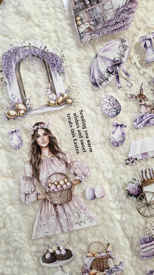 Lilac Easter- PET Tape | Scrapbooking & Journaling
