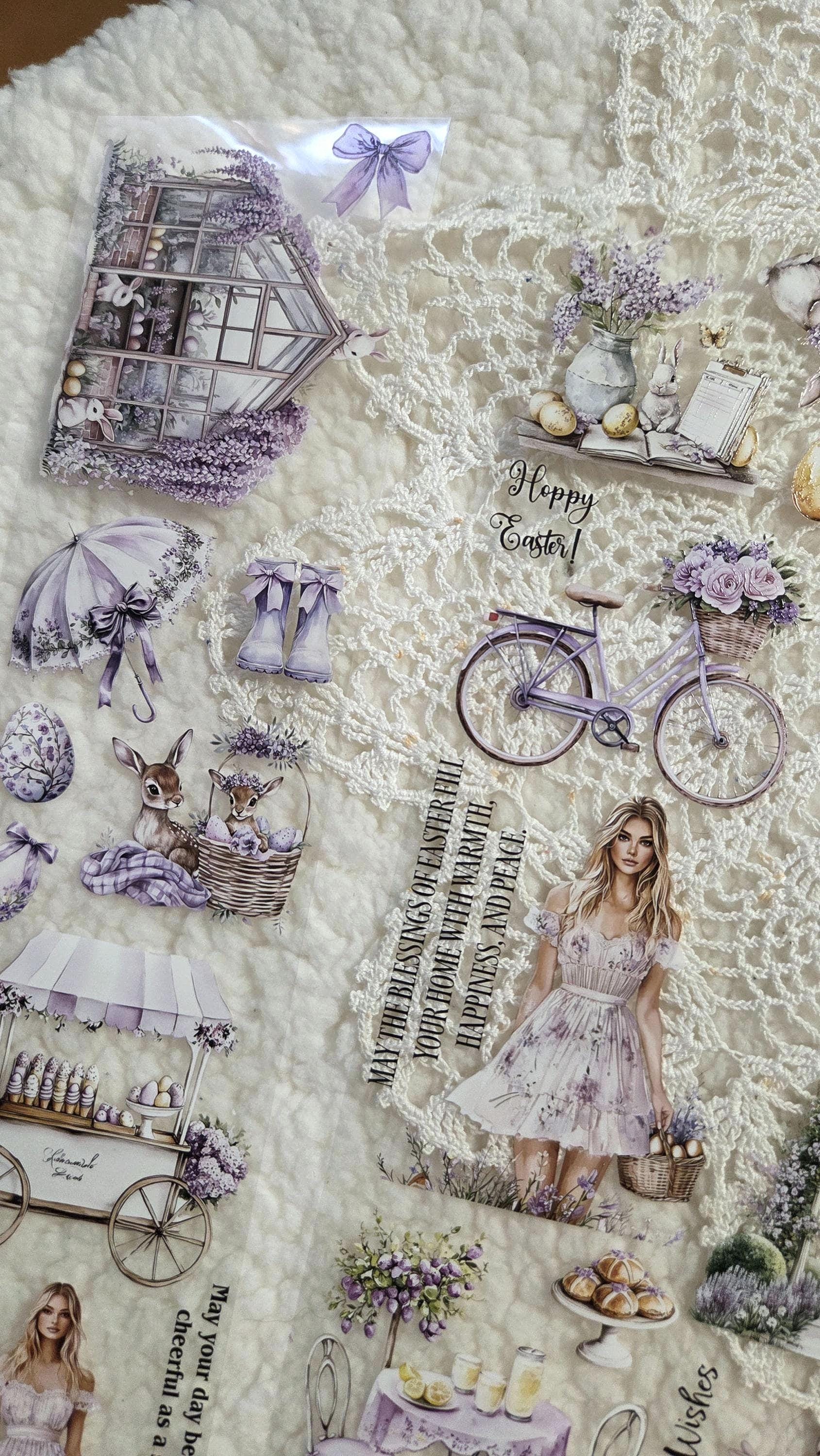 Lilac Easter- PET Tape | Scrapbooking & Journaling