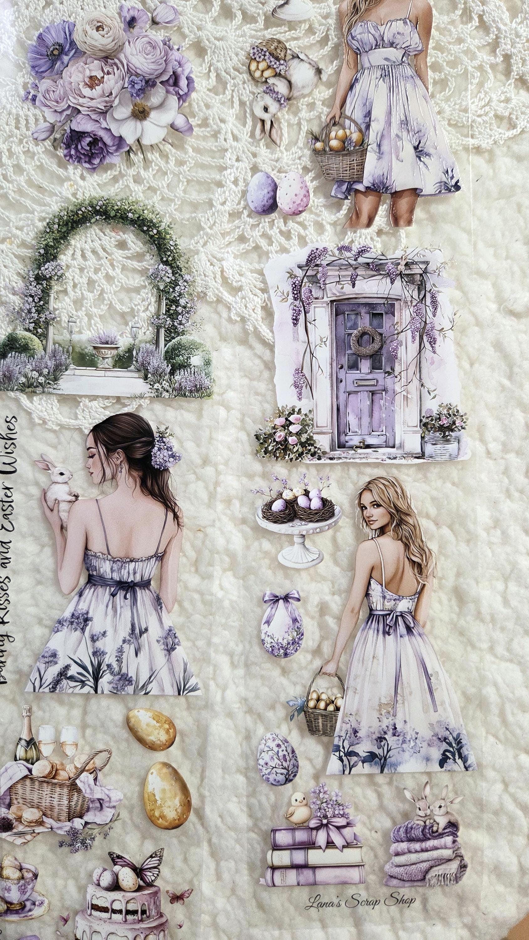 Lilac Easter- PET Tape | Scrapbooking & Journaling