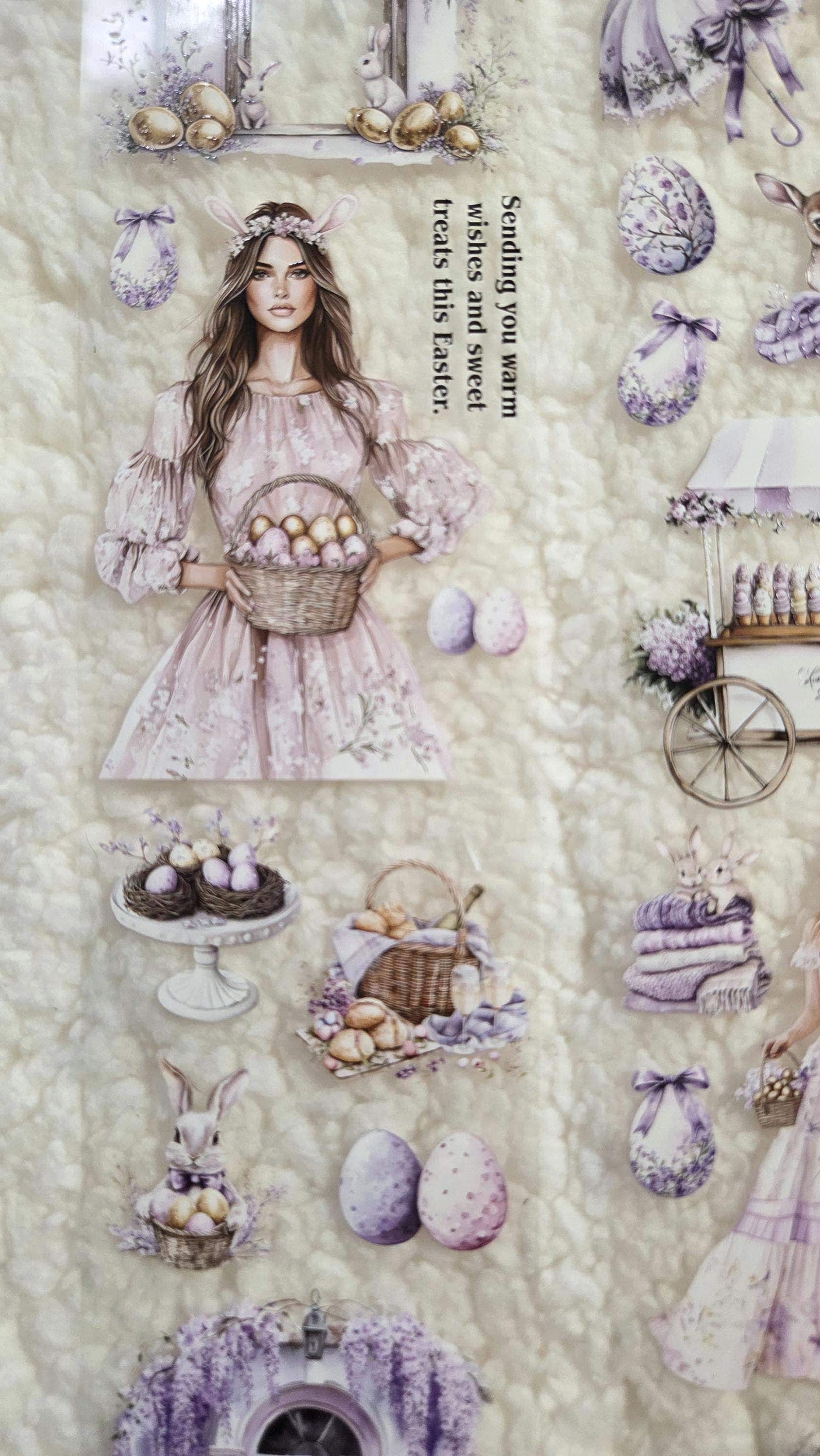 Lilac Easter- PET Tape | Scrapbooking & Journaling