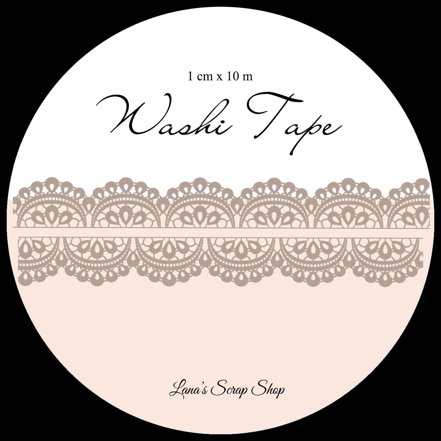 Lace 01 - WASHI Tape | Scrapbooking & Journaling