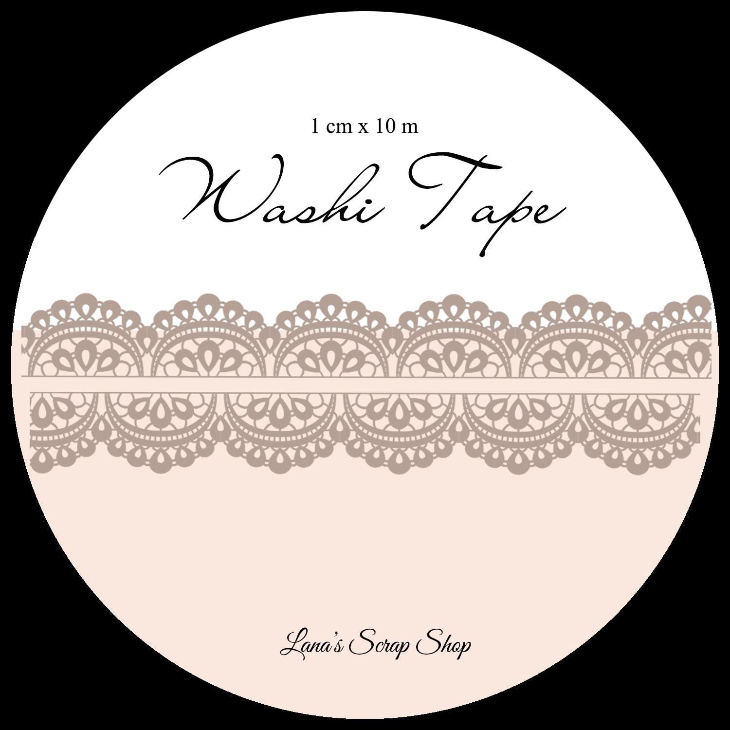 Lace 01 - WASHI Tape | Scrapbooking & Journaling