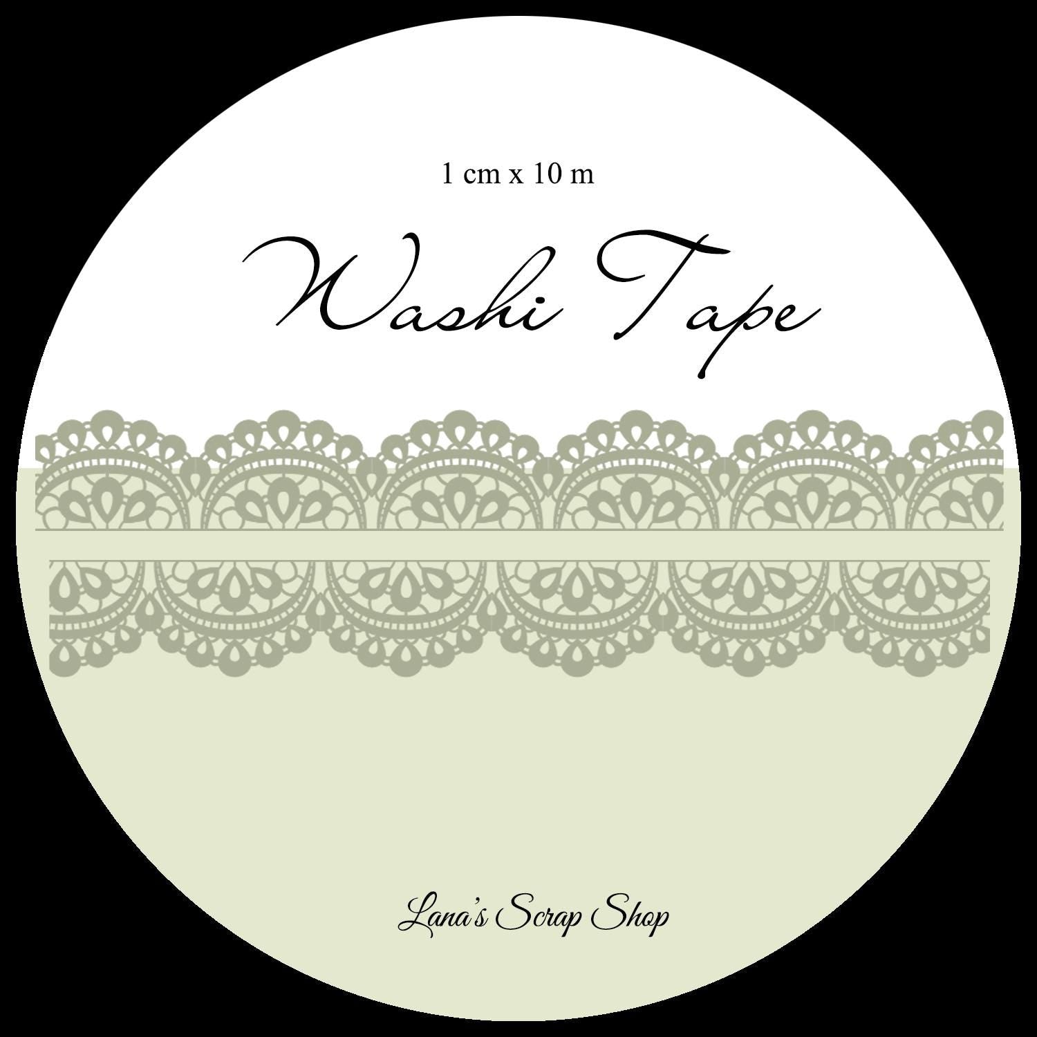 Lace 01 - WASHI Tape | Scrapbooking & Journaling