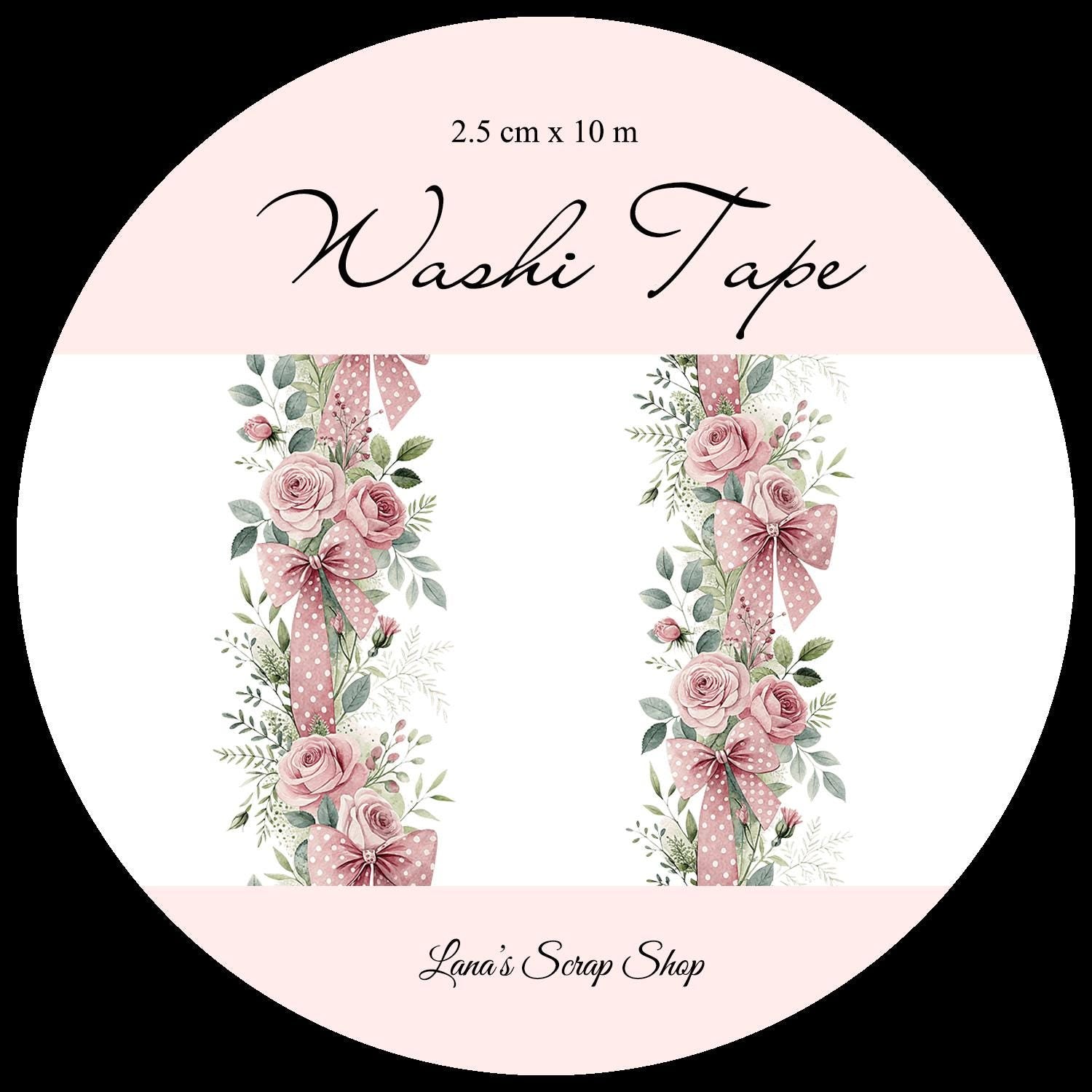 Flower Border - WASHI Tape | Scrapbooking & Journaling