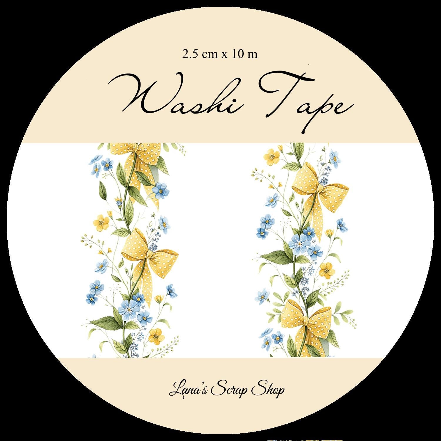 Flower Border - WASHI Tape | Scrapbooking & Journaling