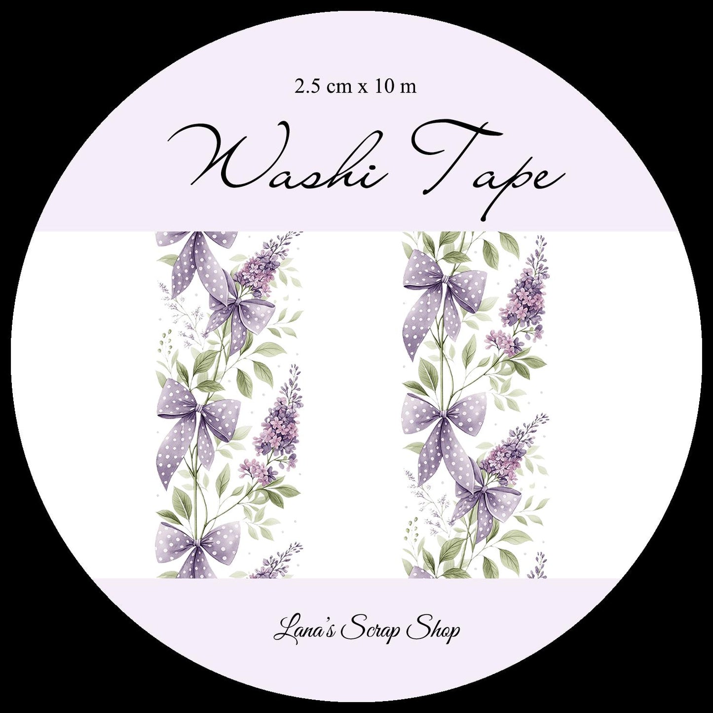 Flower Border - WASHI Tape | Scrapbooking & Journaling