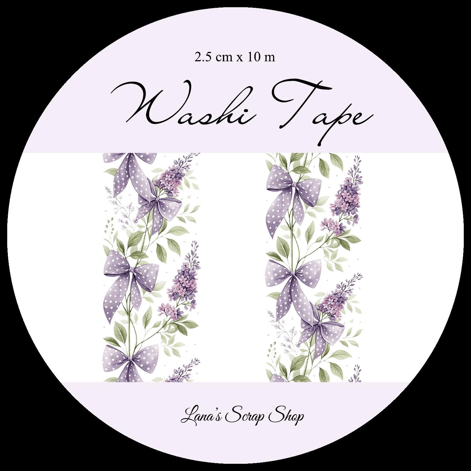 Flower Border - WASHI Tape | Scrapbooking & Journaling