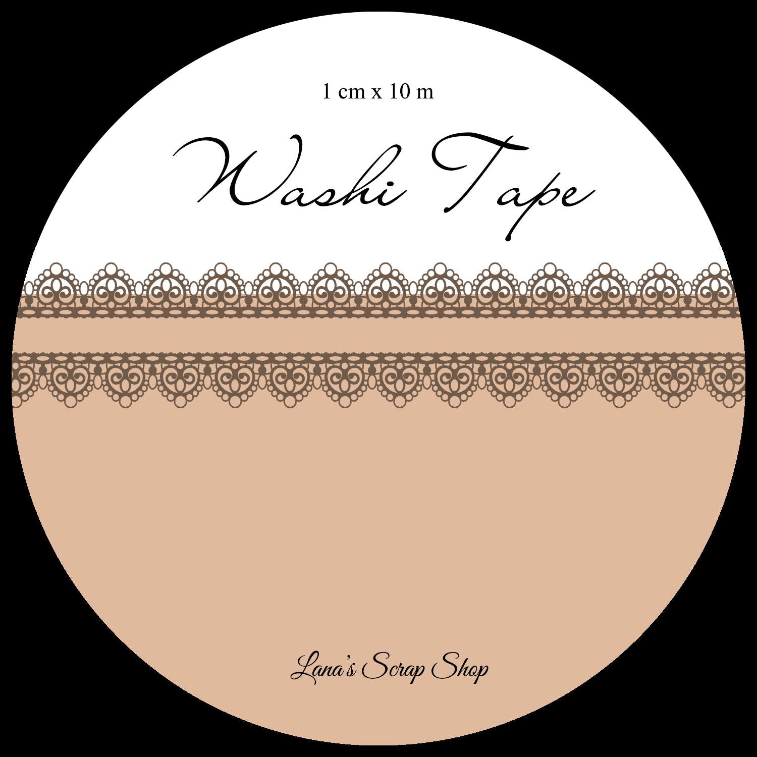 Lace 02 - WASHI Tape | Scrapbooking & Journaling