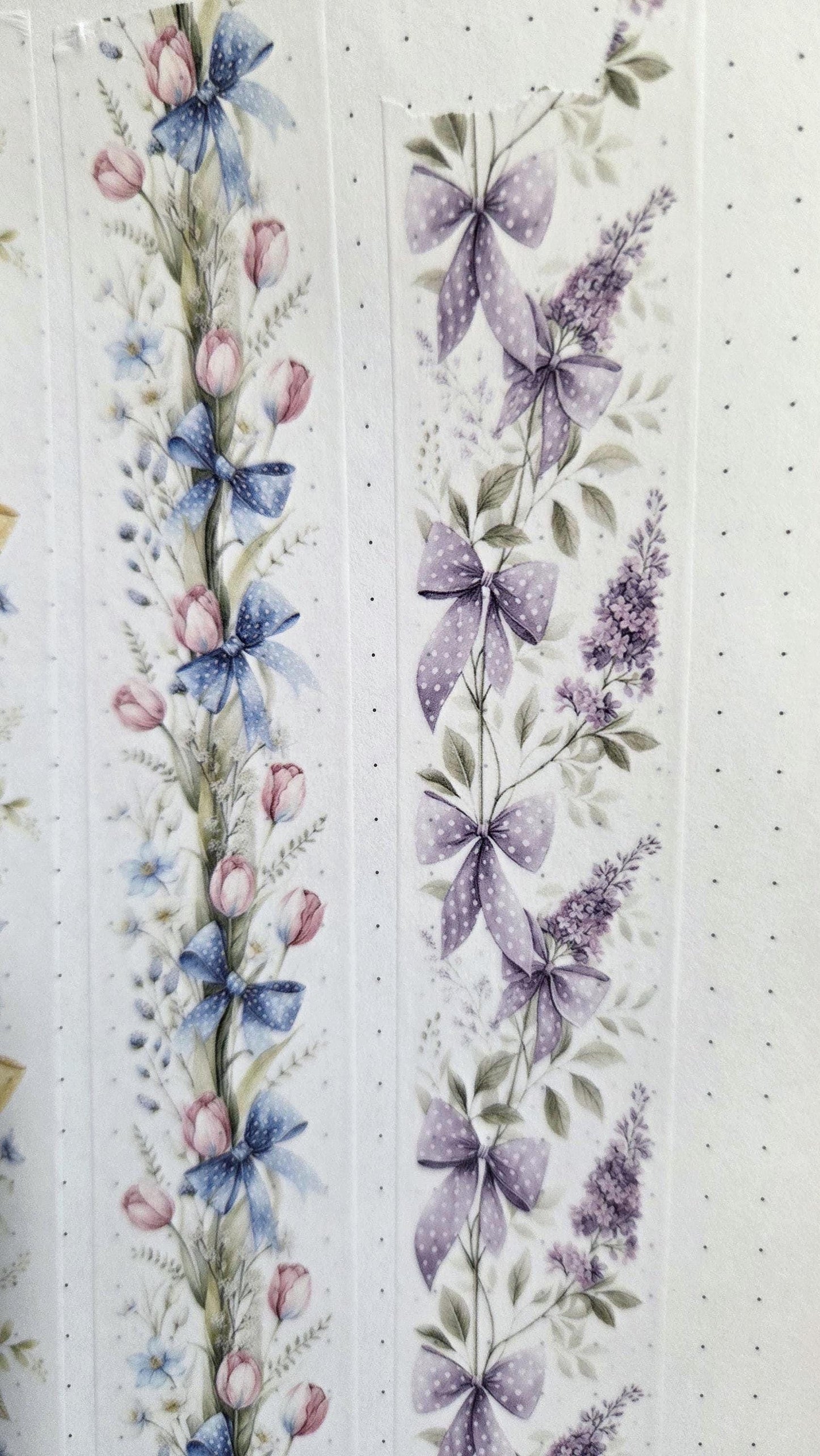 Flower Border - WASHI Tape | Scrapbooking & Journaling