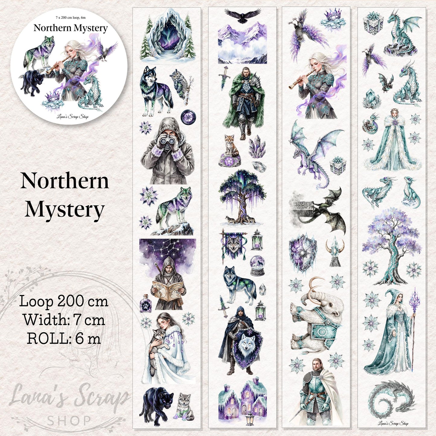 Northern Mystery - PET Tape | Scrapbooking & Journaling